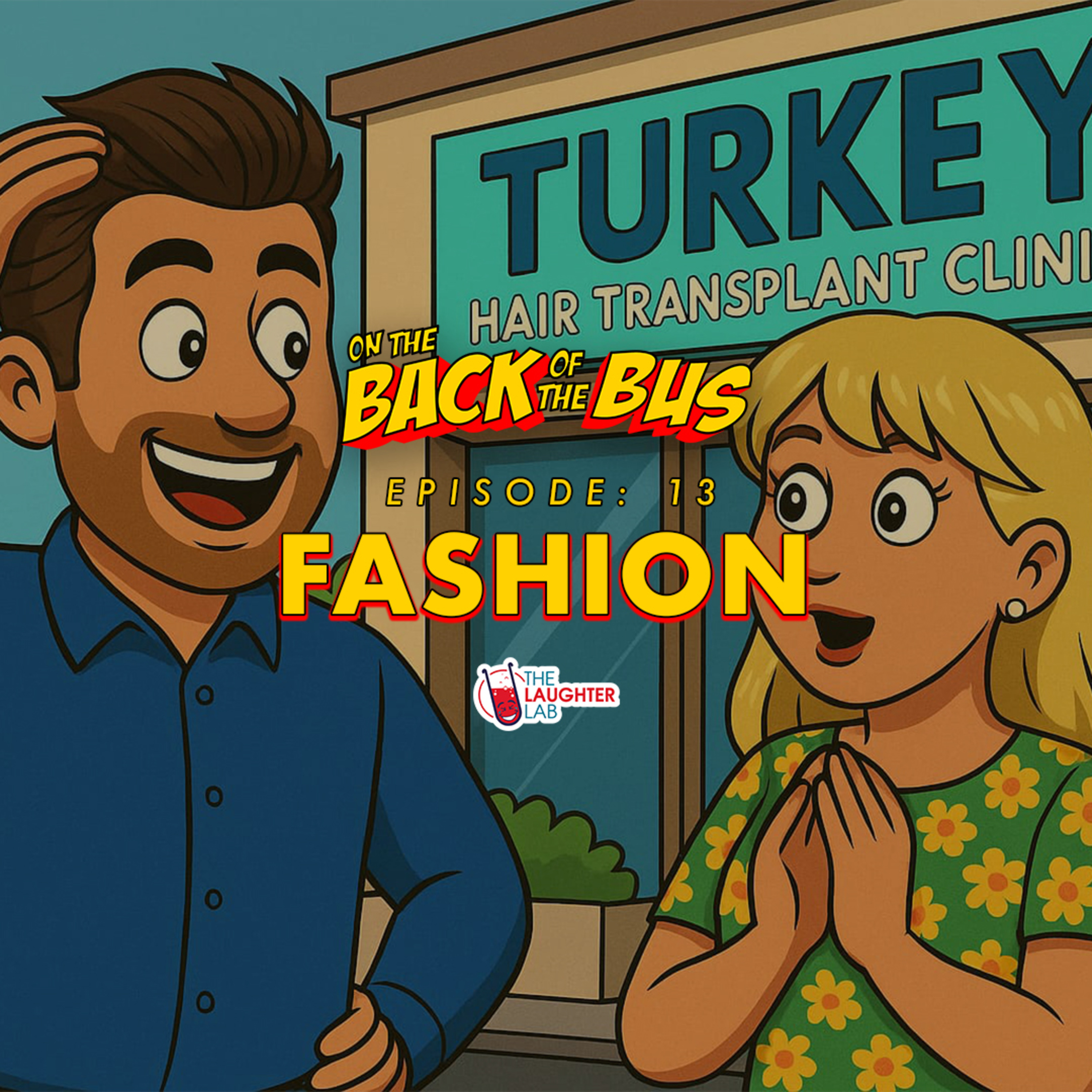 Fashion with Suzy Bennett & Tom Glover | On The Back Of The Bus Podcast: EP13 episode artwork