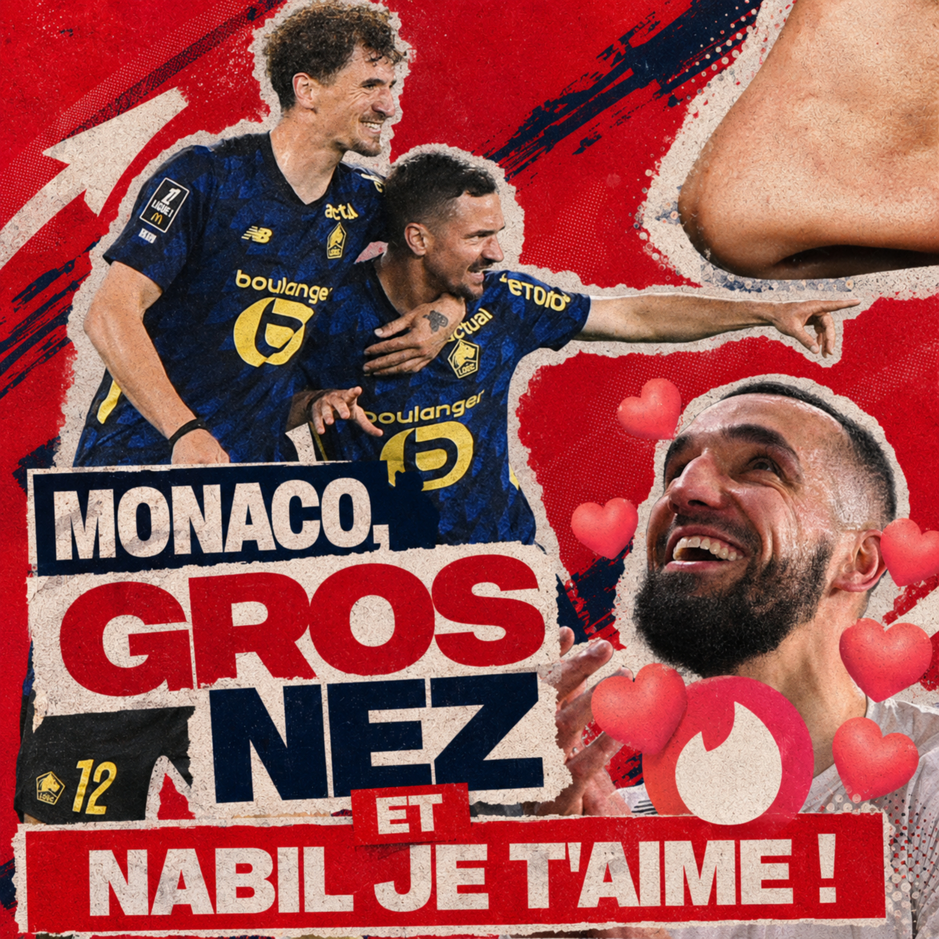 MONACO, GROS NEZ ET NABIL JE T'AIME !