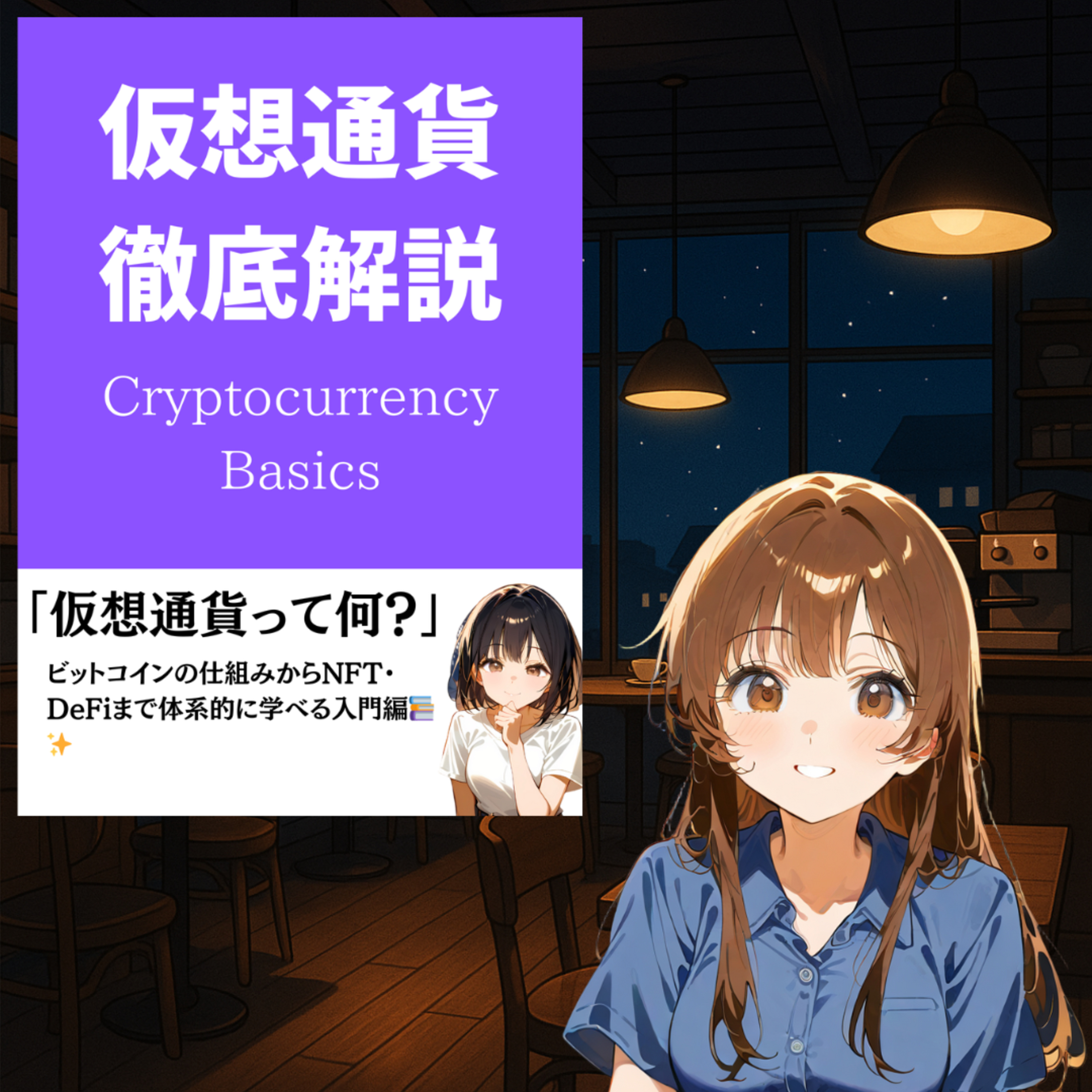 翔子と結城が仮想通貨を徹底解説！ビットコインの仕組みからNFT・DeFiまで体系的に学べる入門編📚✨ episode artwork