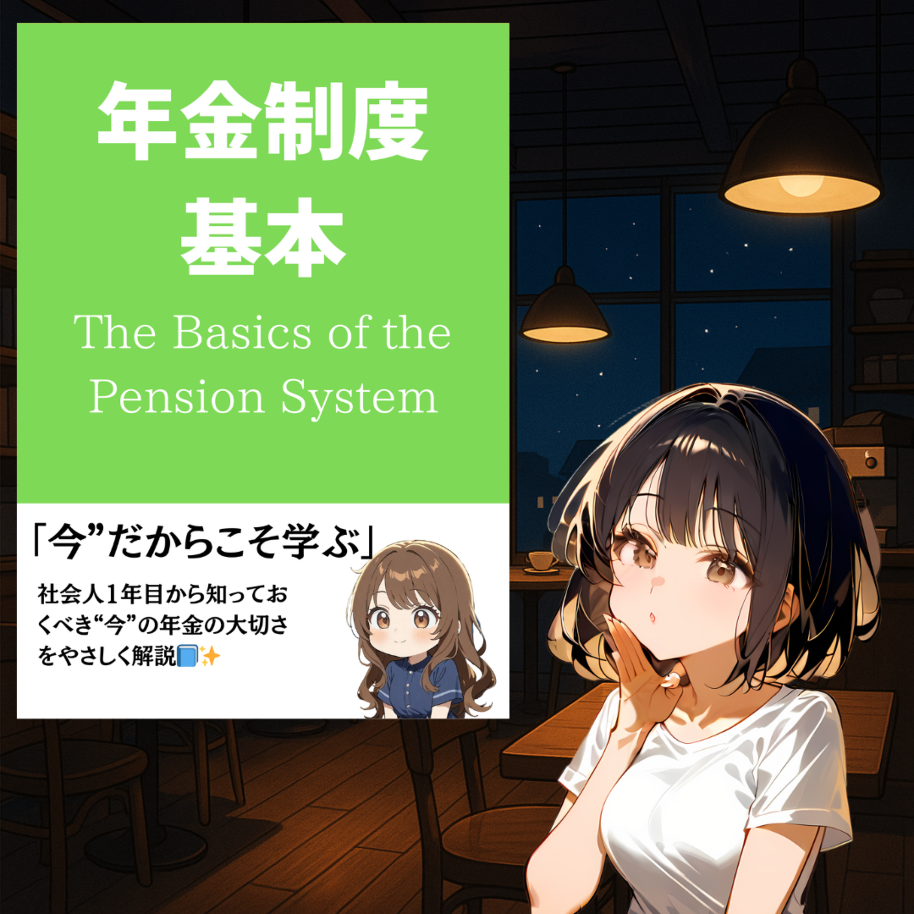 年金は未来だけじゃない！翔子と結城が社会人1年目から知っておくべき“今”の年金の大切さをやさしく解説📘✨ episode artwork