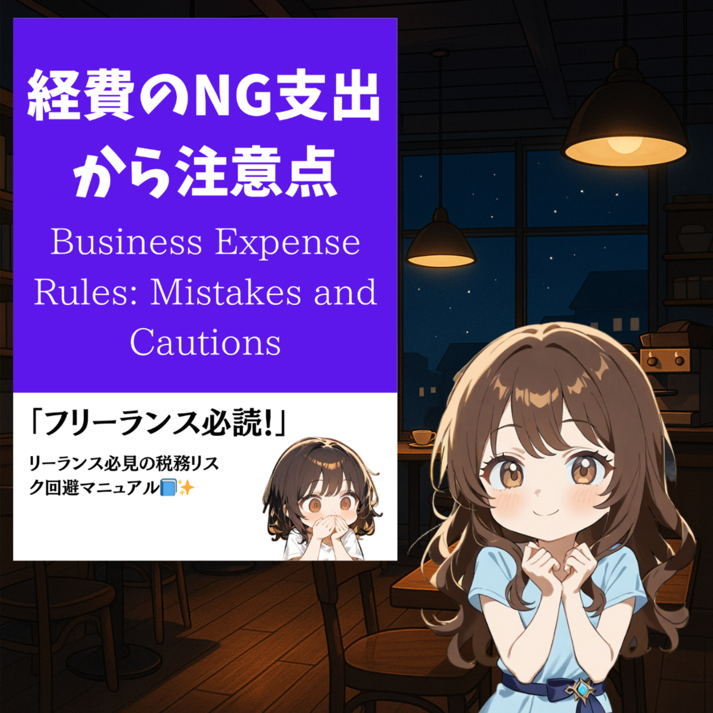 経費のNG支出から注意点まで、翔子と結城が実践解説！フリーランス必見の税務リスク回避マニュアル📘✨ episode artwork