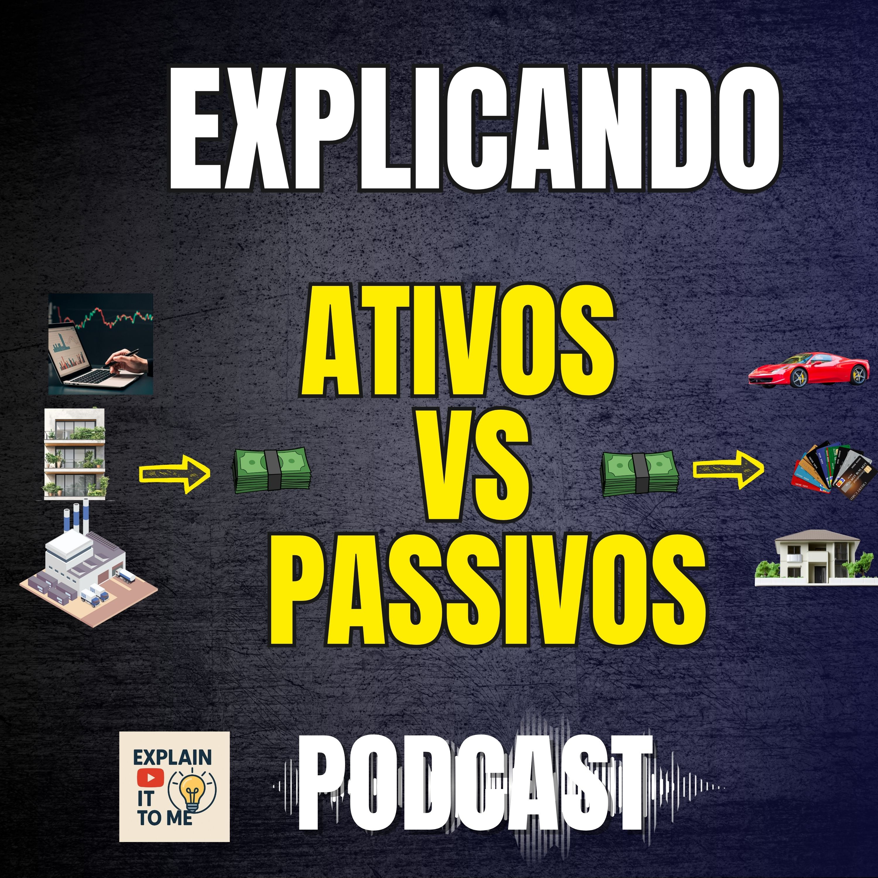 Ativos vs Passivos na Vida Real Patrimônio Líquido x Fluxo de Caixa (Podcast Finanças Pessoais) episode artwork