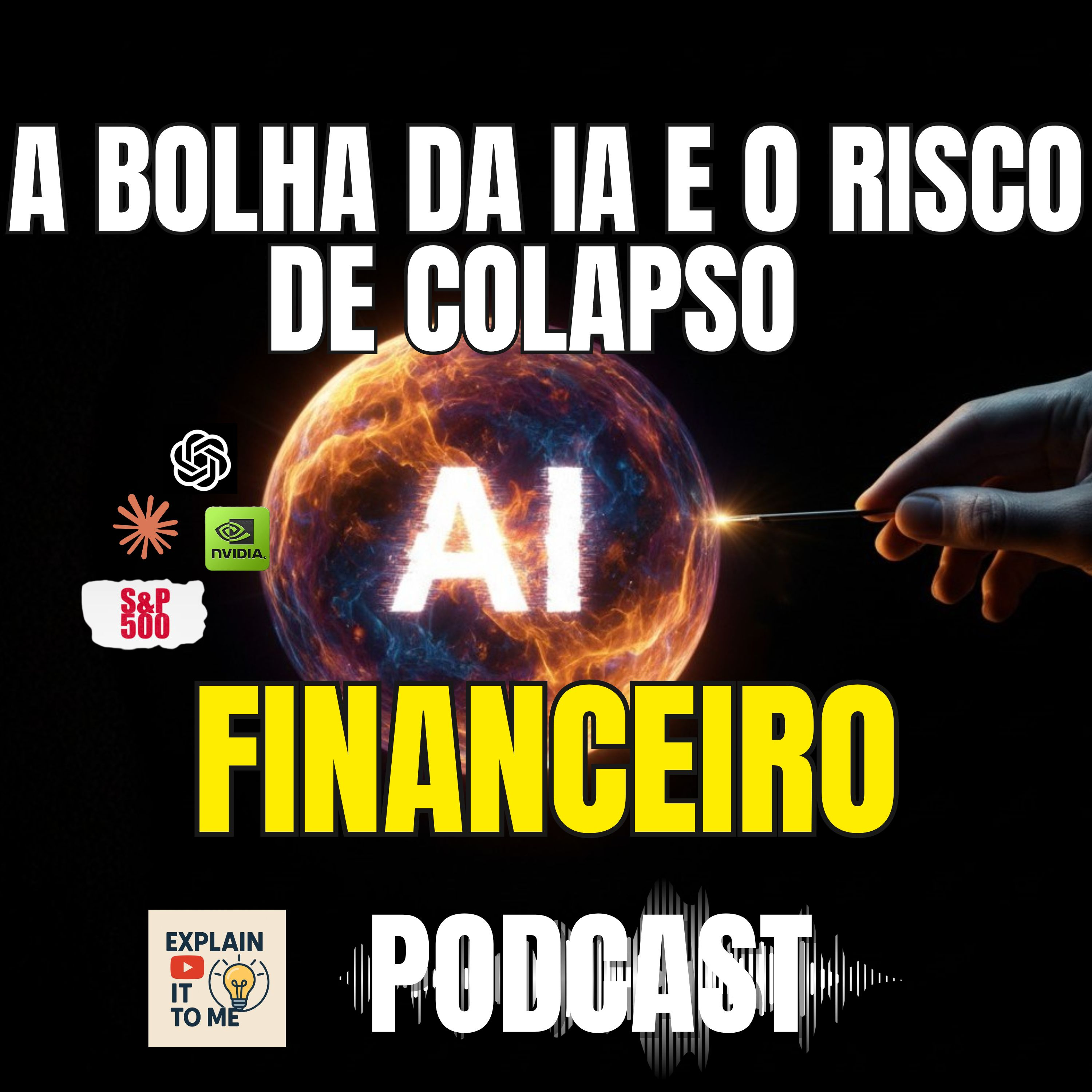 Bolha da IA vai estourar Por que a queda pode ser pior (ações, dívida, private credit e stablecoins) episode artwork
