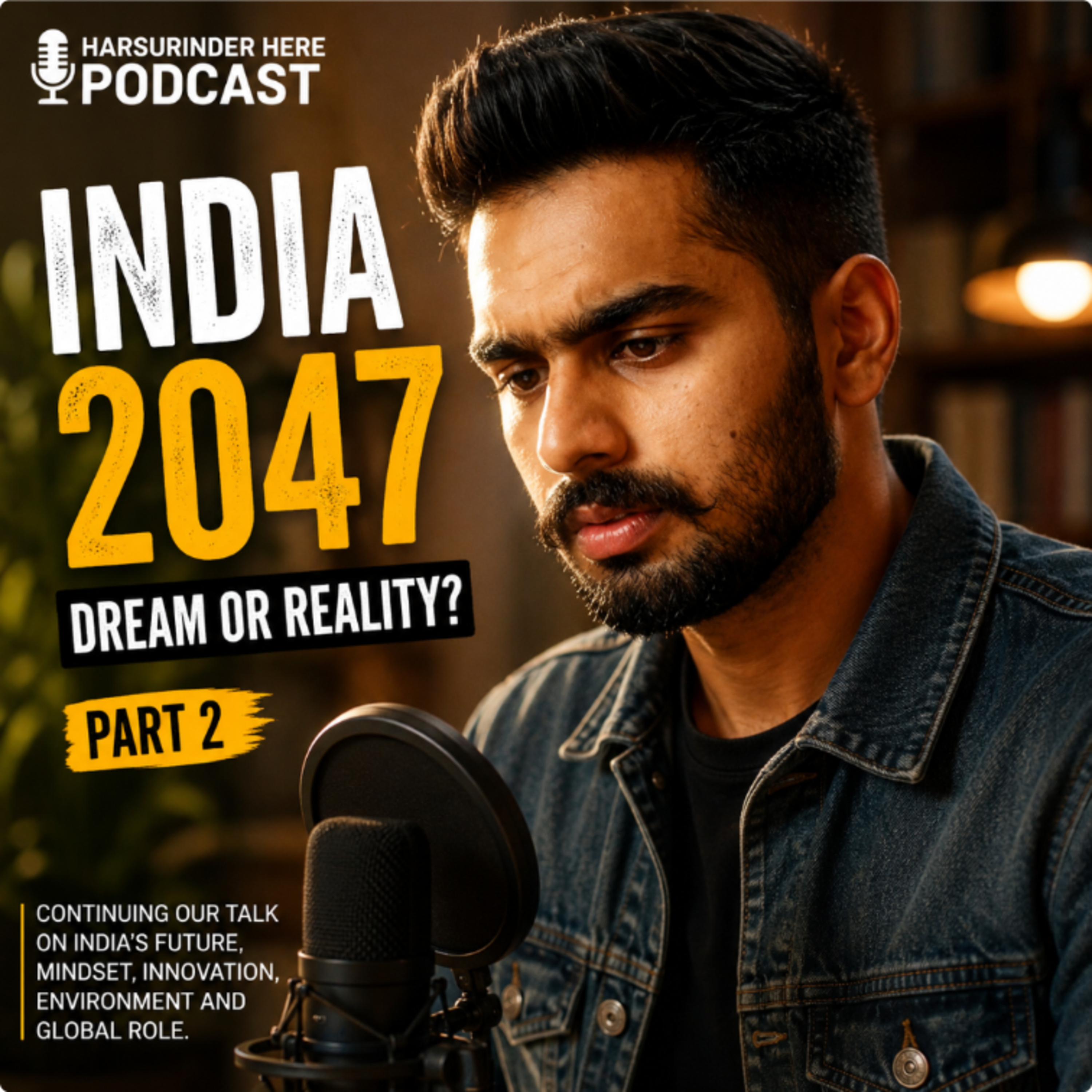 India 2047 – Mindset, Innovation & Global Role | Harsurinder Here Podcast ( original) Ep.2 episode artwork