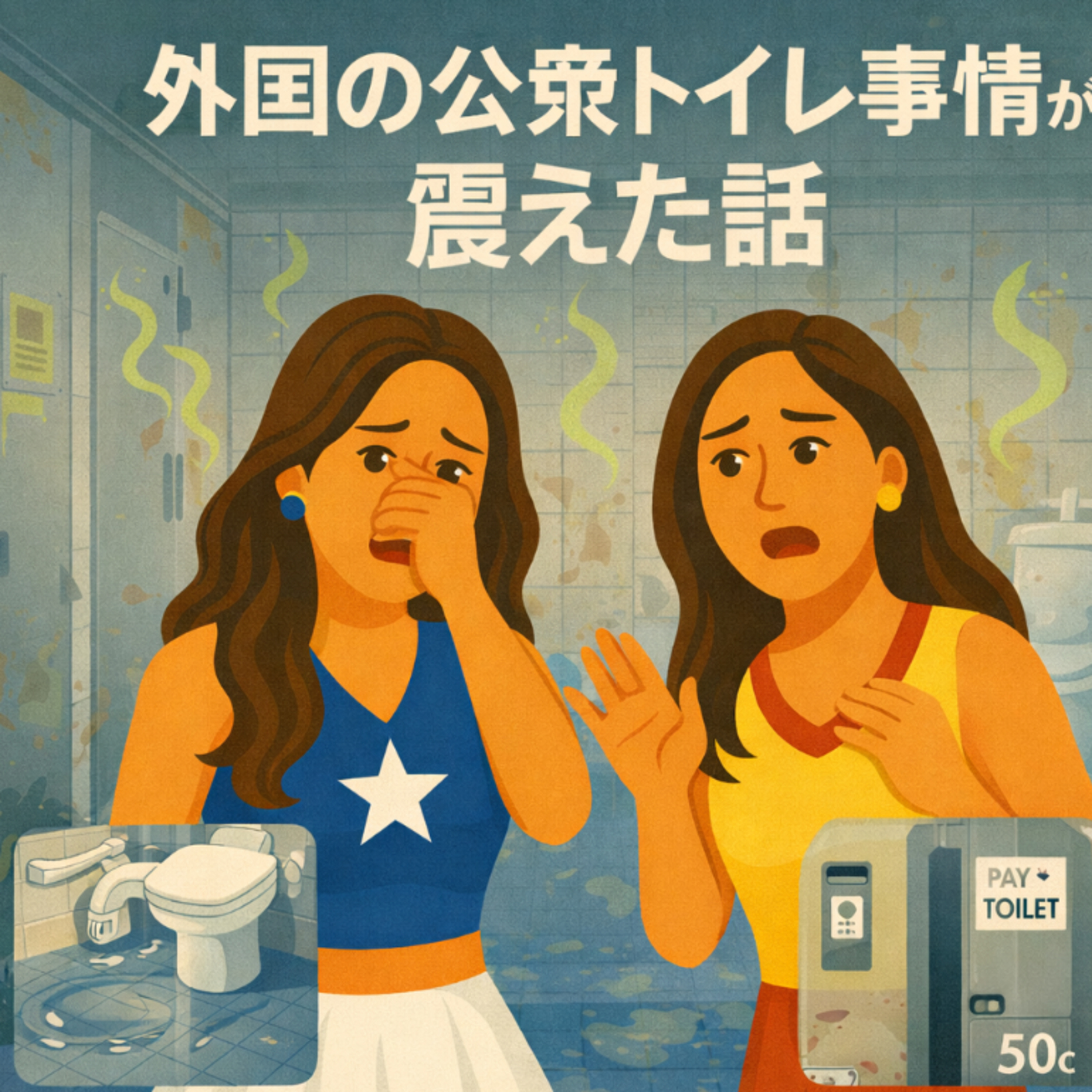 #23 有料トイレ？ビデで床が水浸し？外国の公衆トイレ事情が震えた話 episode artwork