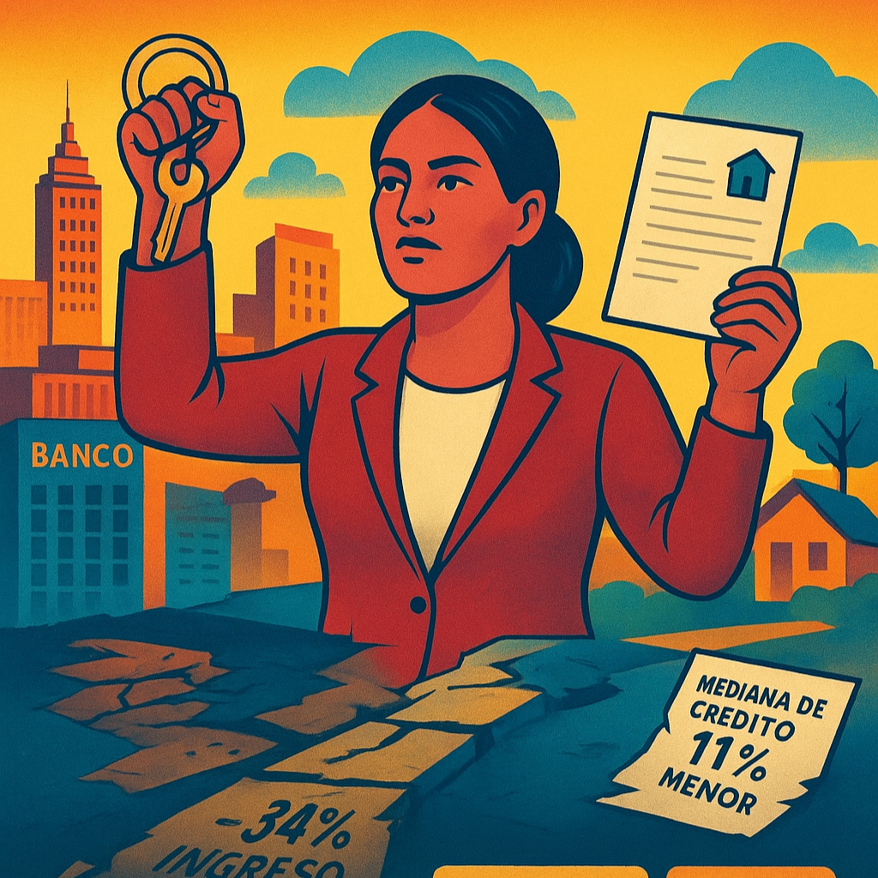 Mujeres, Hipotecas y el Reto del 34%: Estrategias para Cerrar la Brecha de Género Crediticia en México. – ROI 11