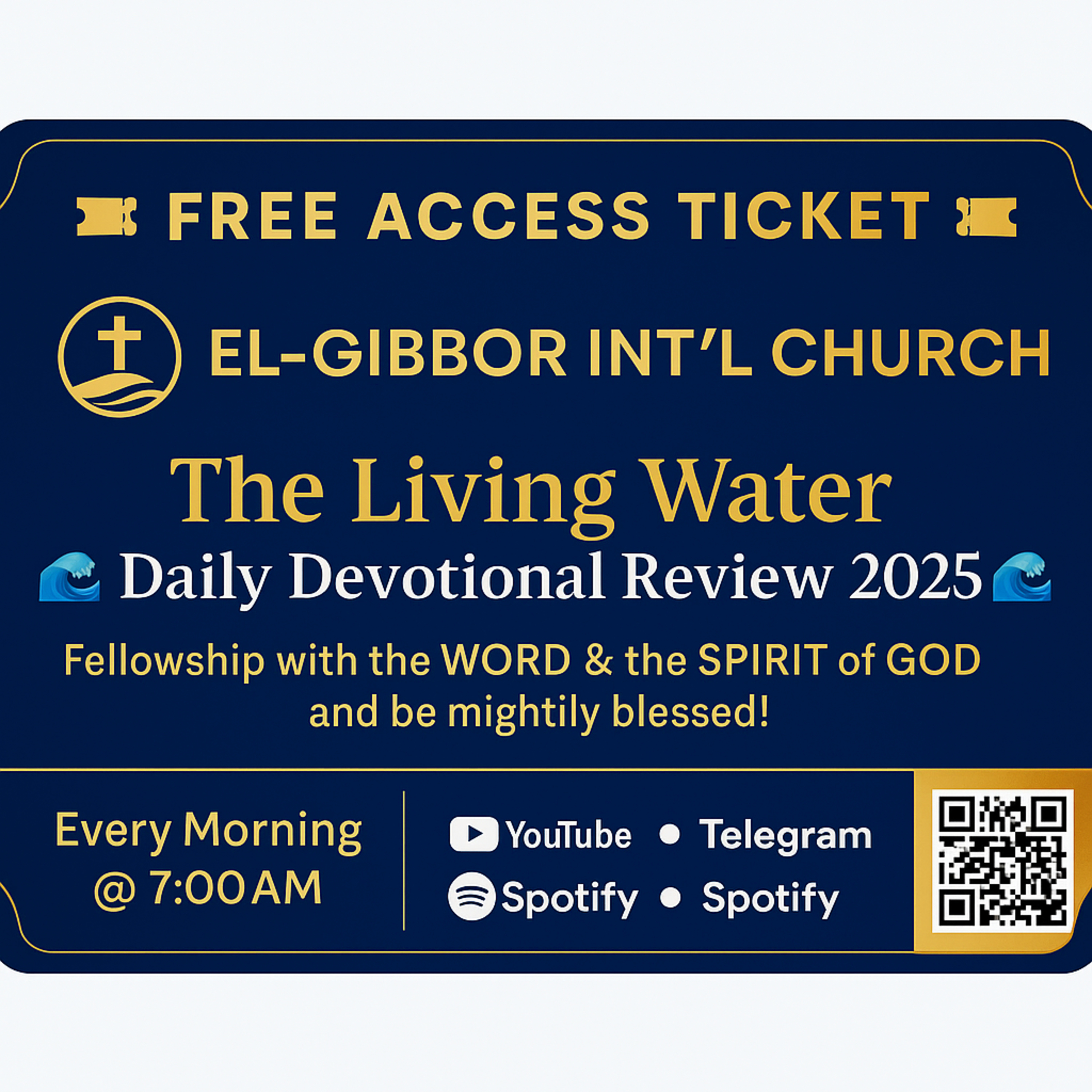 The Living Water Daily Devotional — Thursday, 11th September 2025 Review: episode artwork