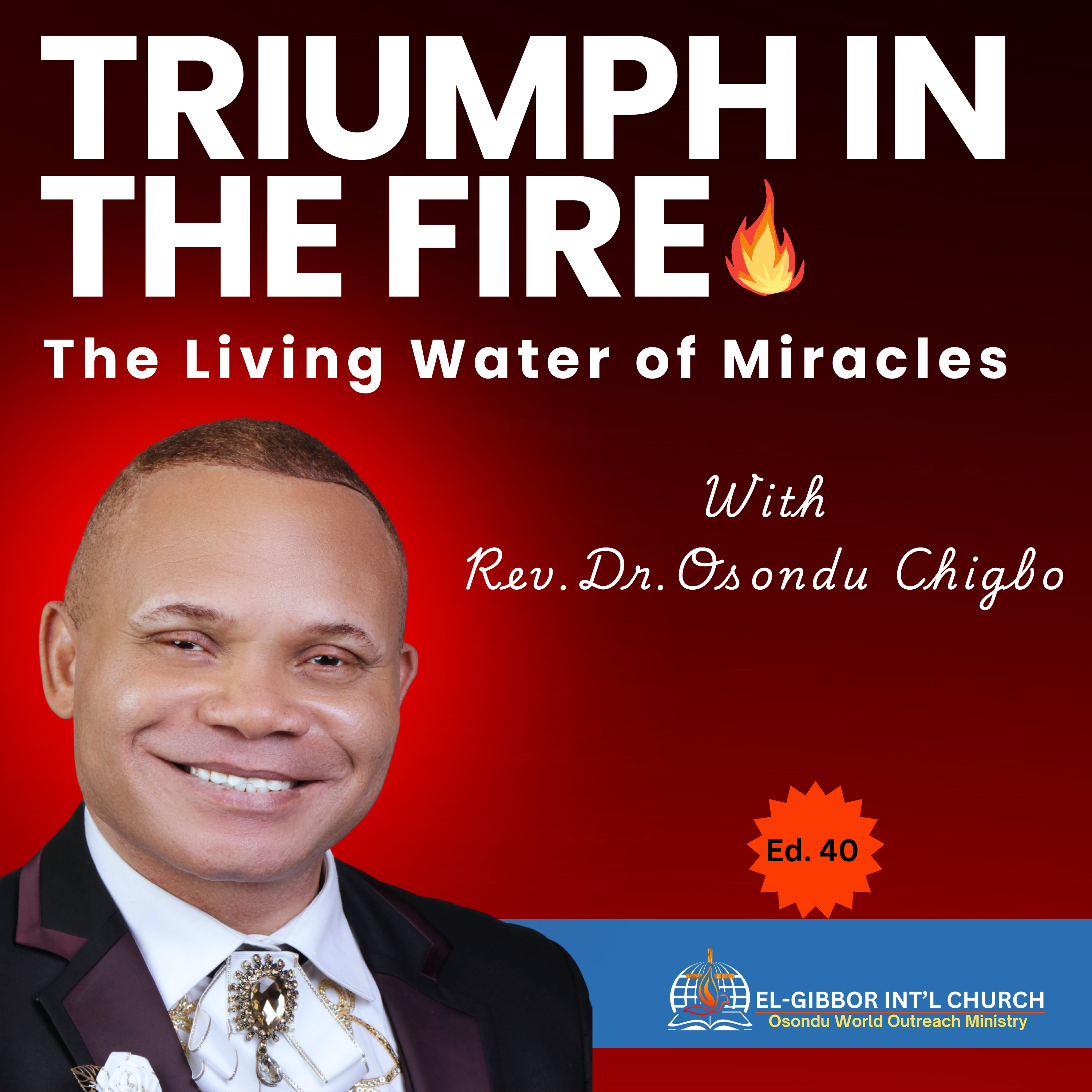 Triumph Through Faith in the Flood and Fire | Living Water of Miracles- Rev Dr Osondu Chigbo episode artwork