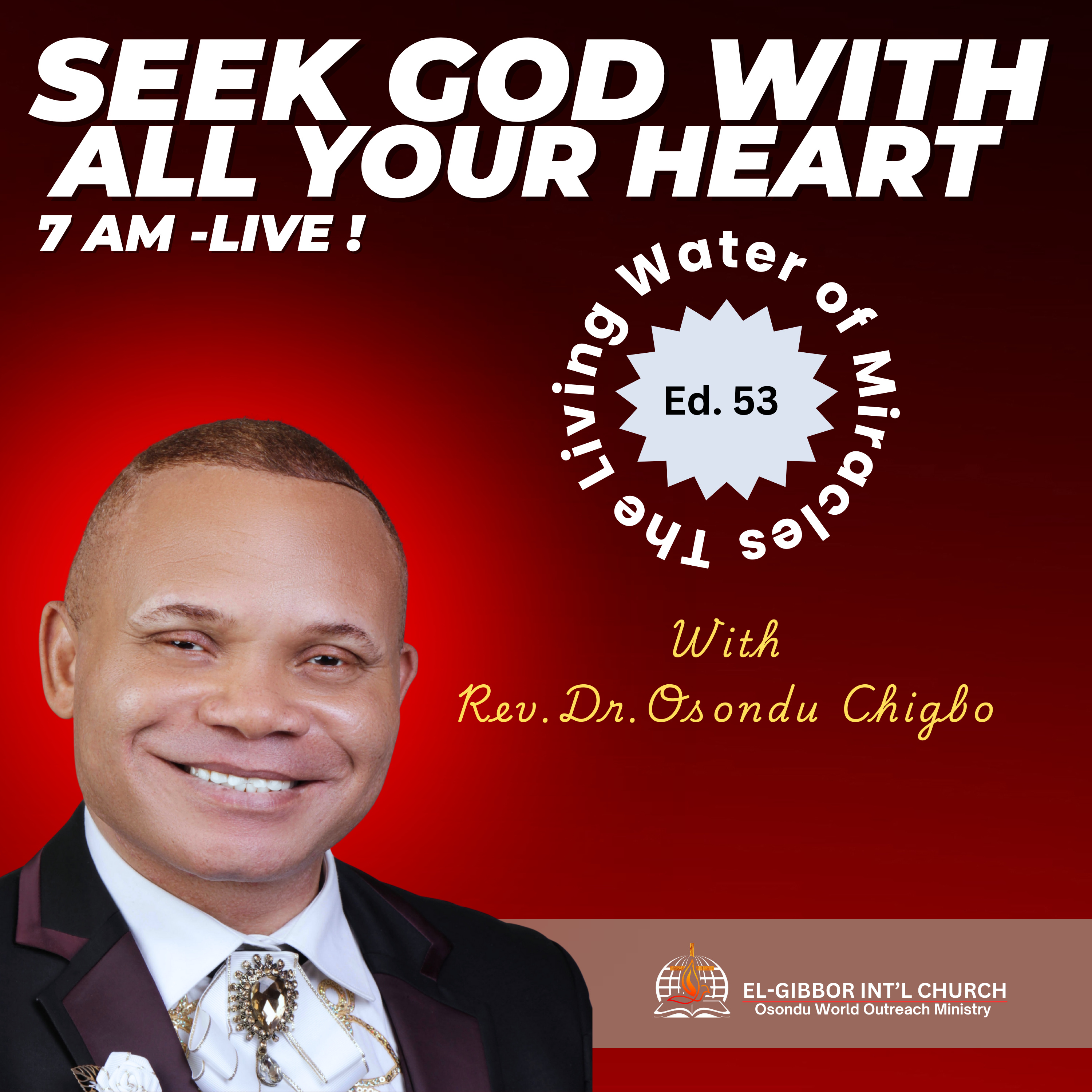 The Living Water of Miracles: Your Divine Word for Today || Rev Dr. Osondu episode artwork