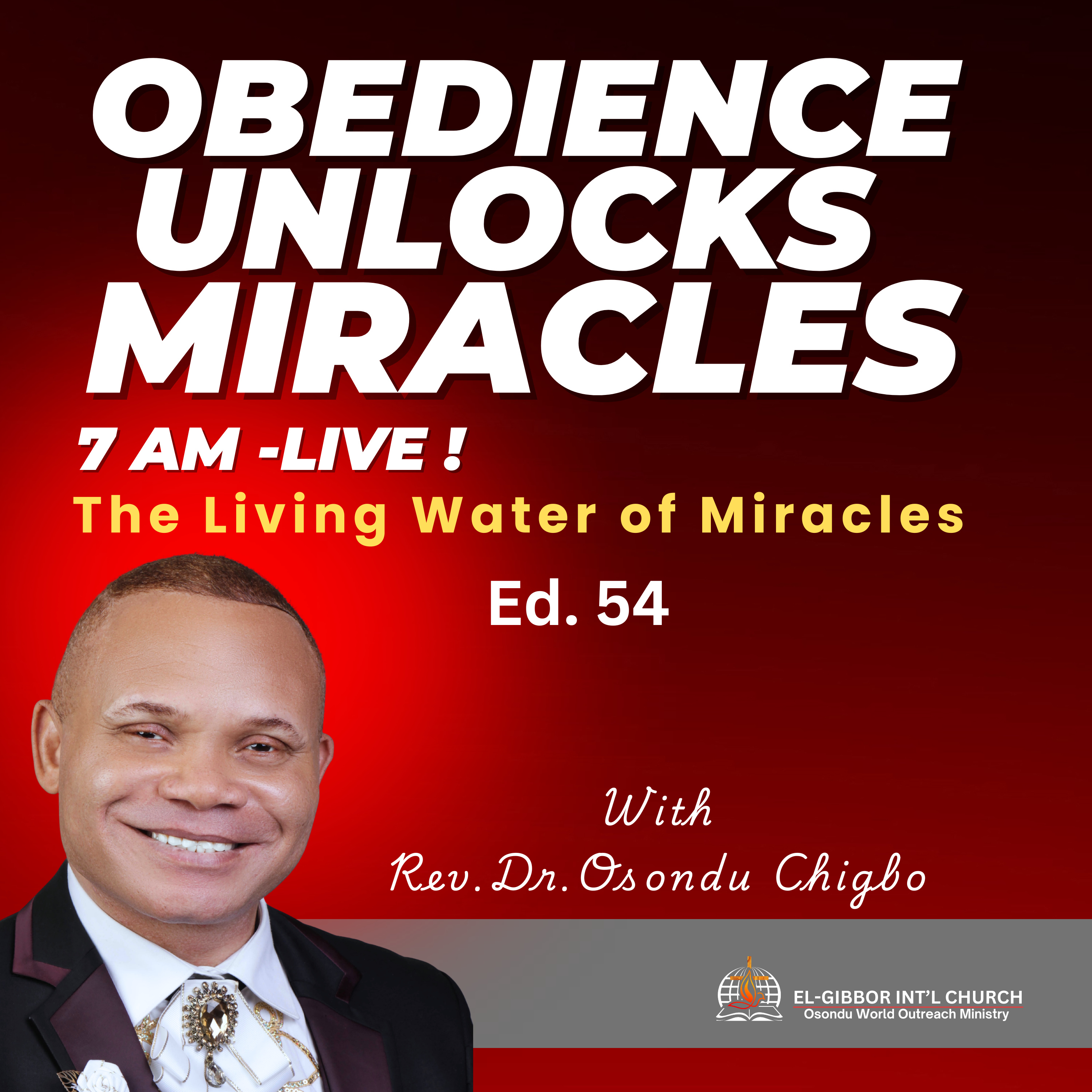 Obedience That Unlocks Miracles — Your Blessing Is Waiting Today! | Rev Dr. Osondu episode artwork