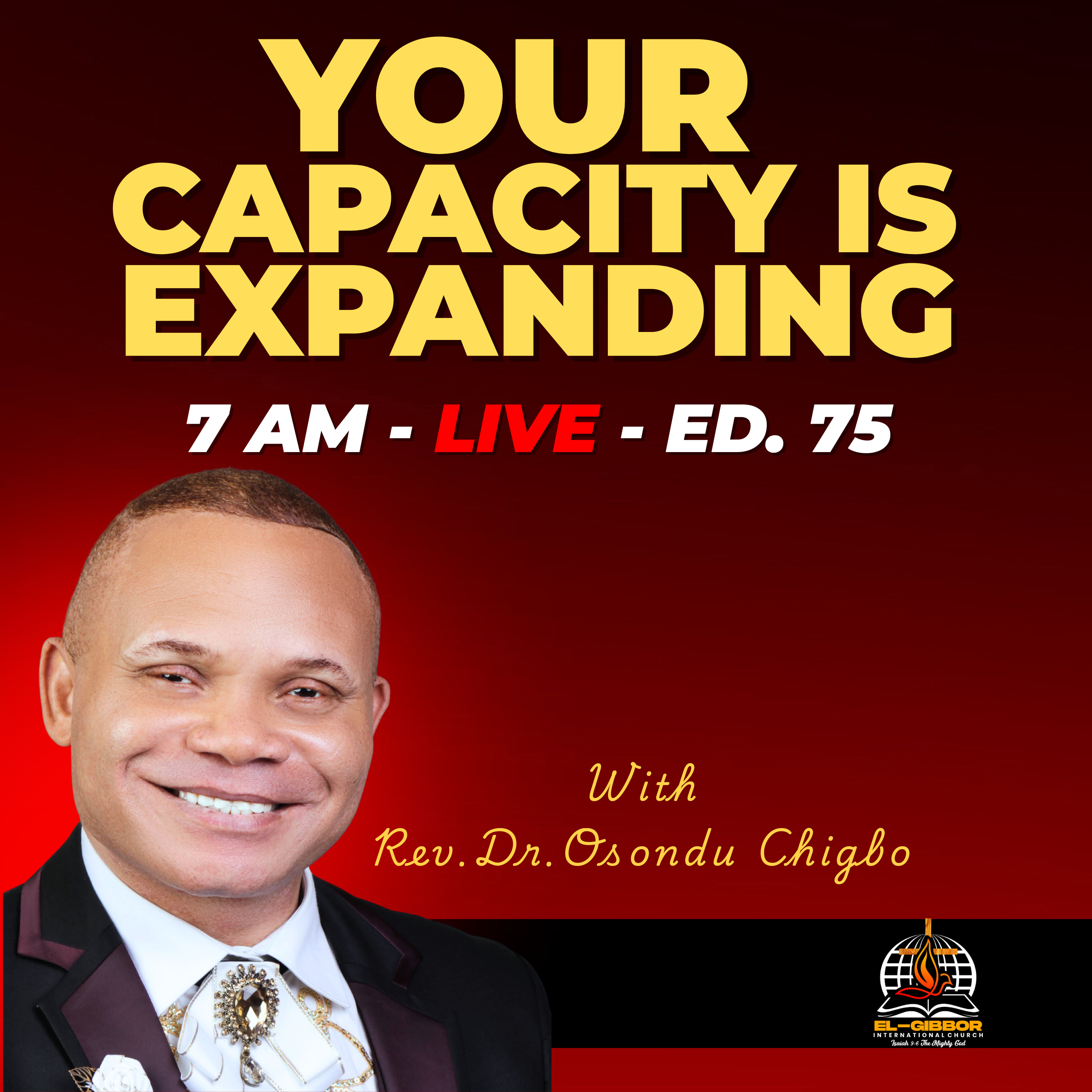 God Is About to Enlarge You — A Prophetic Activation for Spiritual & Financial Breakthrough | Rev Dr. Osondu Chigbo episode artwork