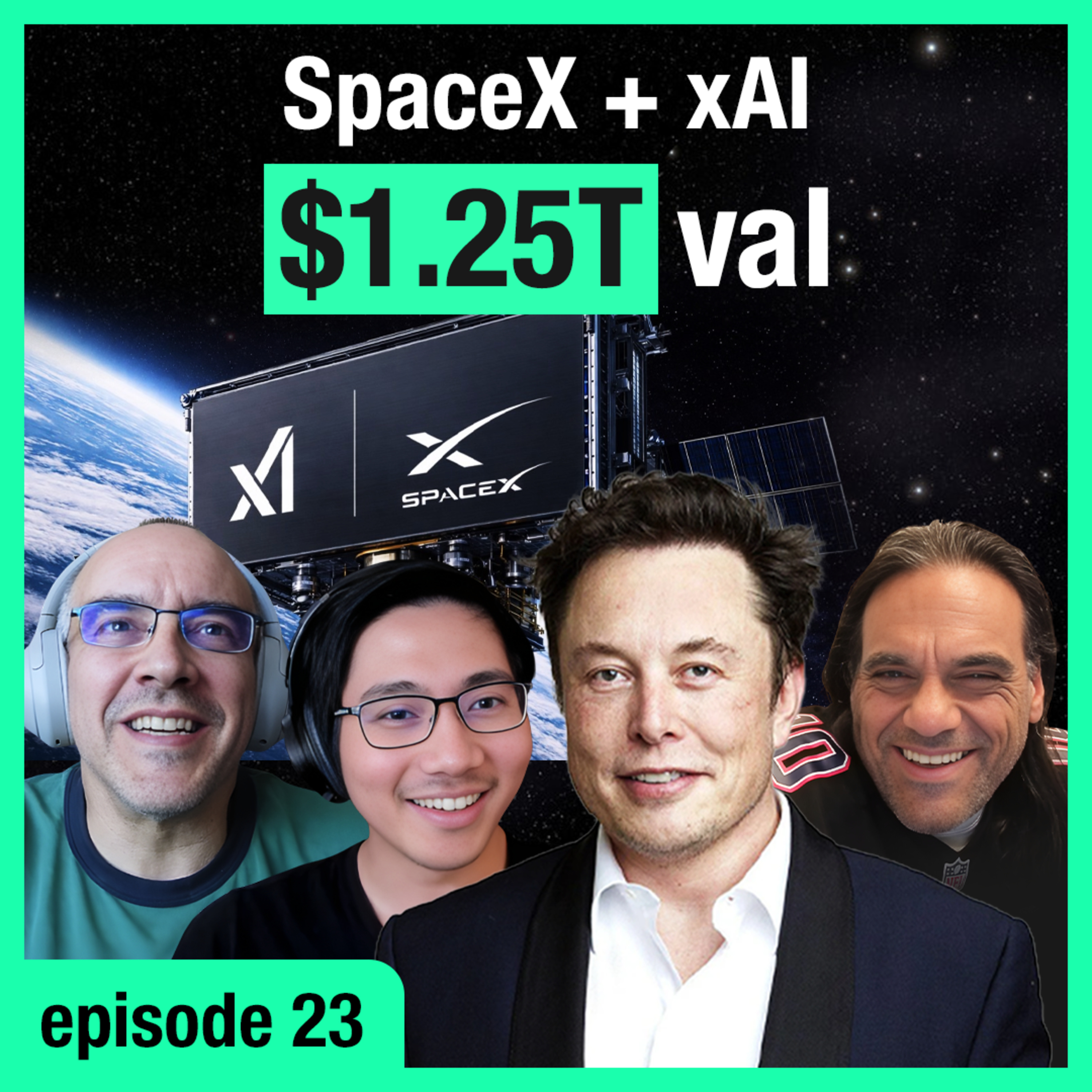  Elon Musk $1.25T SpaceX + xAI merger, How to Get DPI in 2026 w/ David Zhou | Ep23 episode artwork