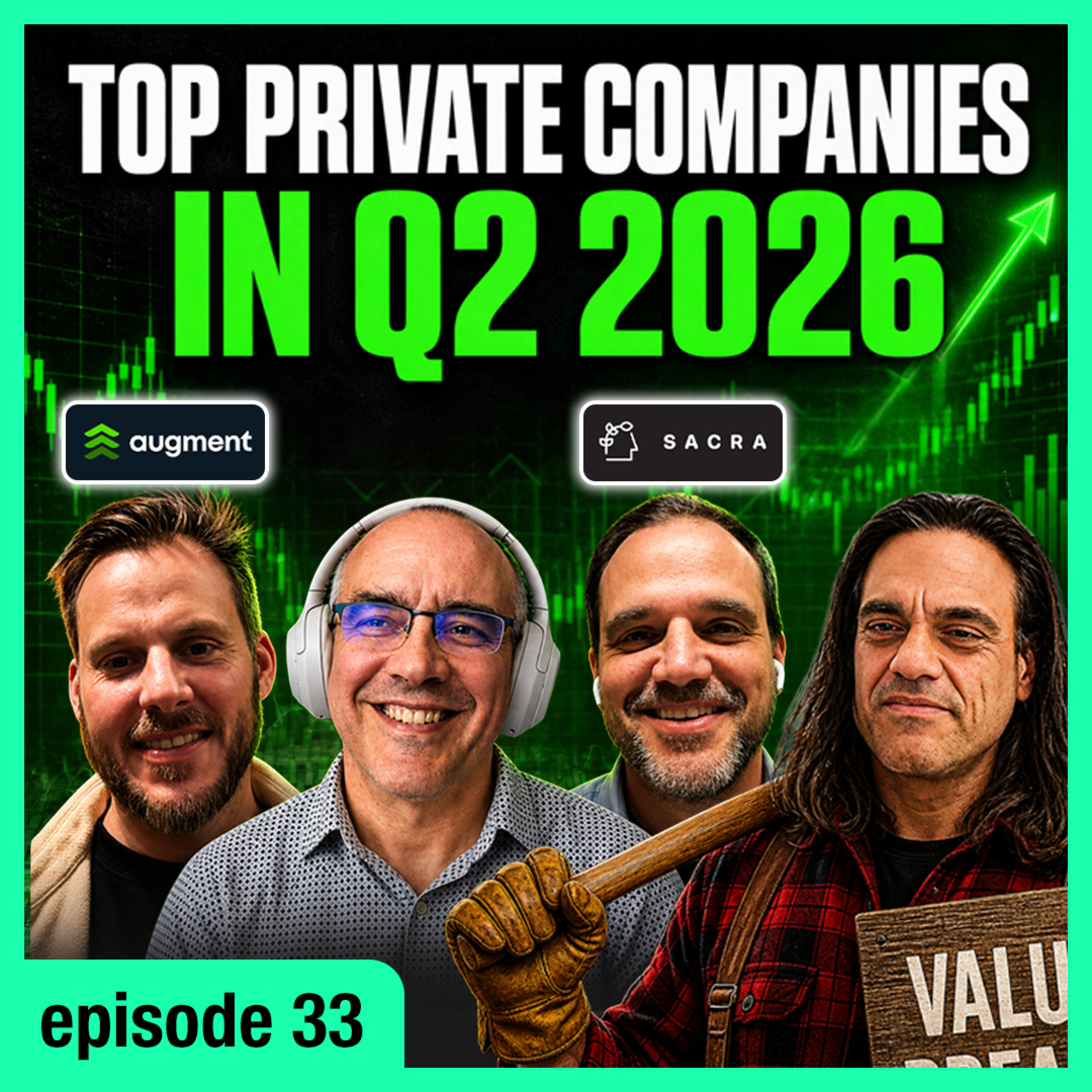 Anthropic at $900B, OpenAI Slipping | Sacra & Augment Power 20 Private Companies | Cohere Valuation | Ep 33 episode artwork