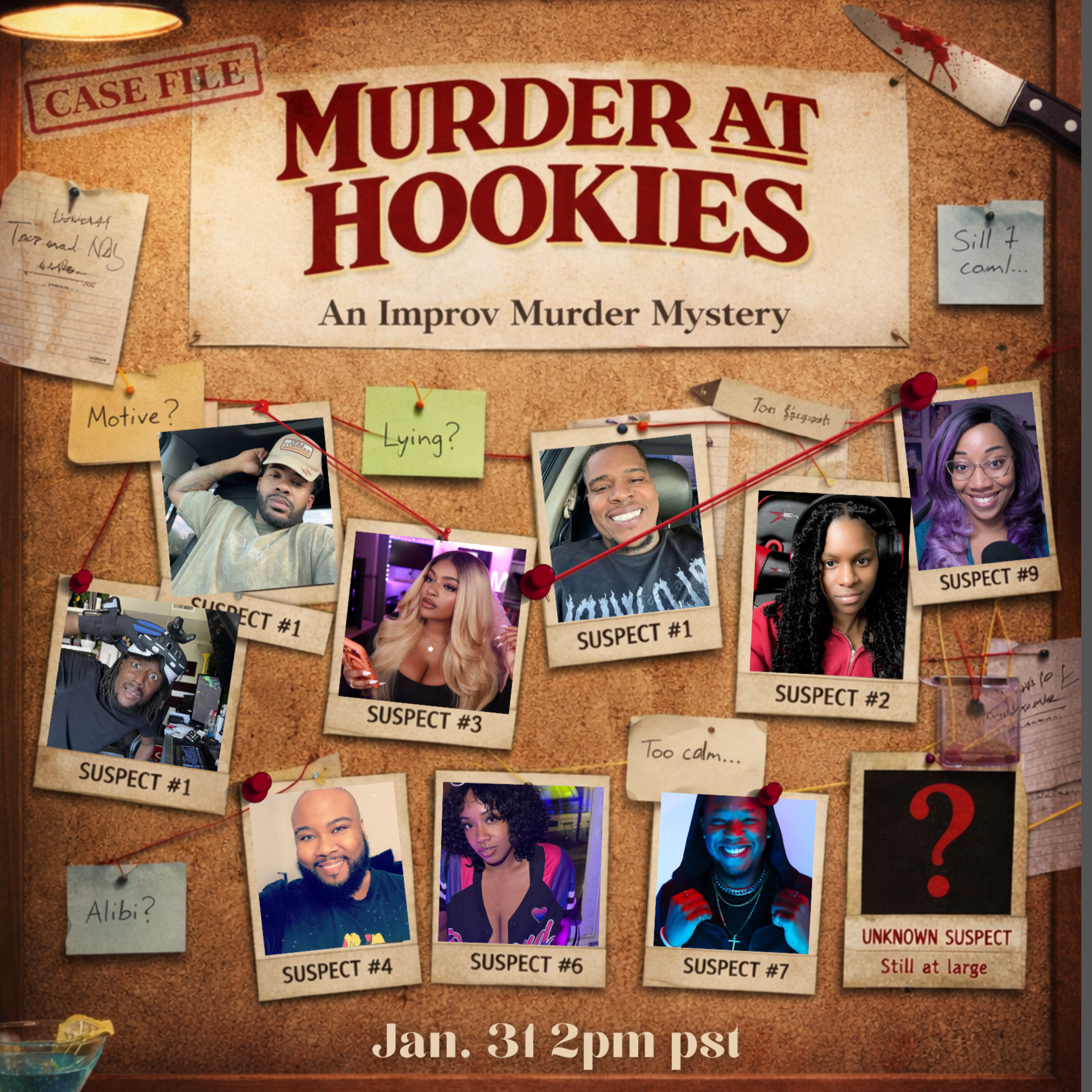 Ep.8 Murder at Hookies: A GTA RP–Inspired Improv Murder Mystery (AYEO) episode artwork