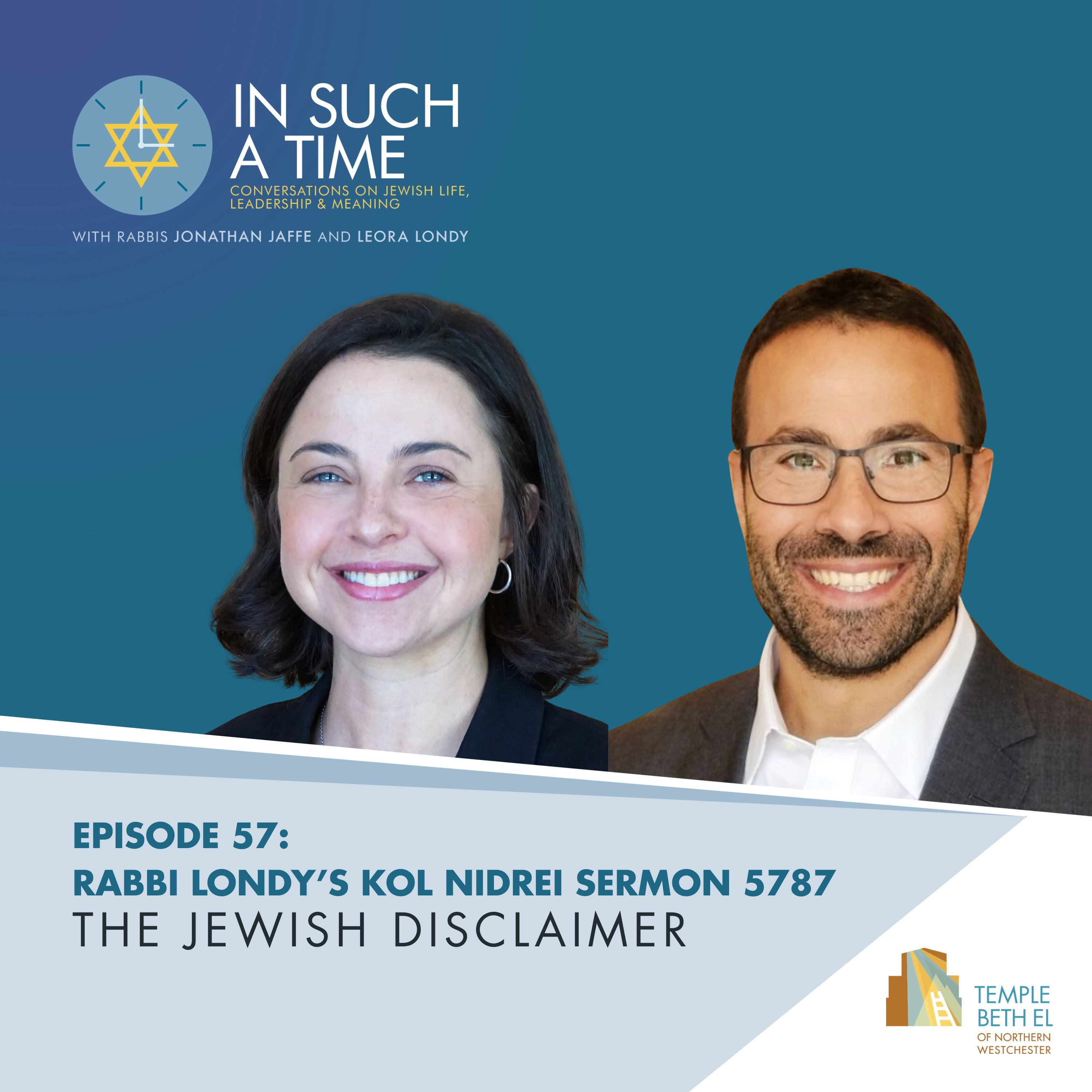 Ep. 57: Rabbi Londy’s Kol Nidrei Sermon: The Jewish Disclaimer episode artwork
