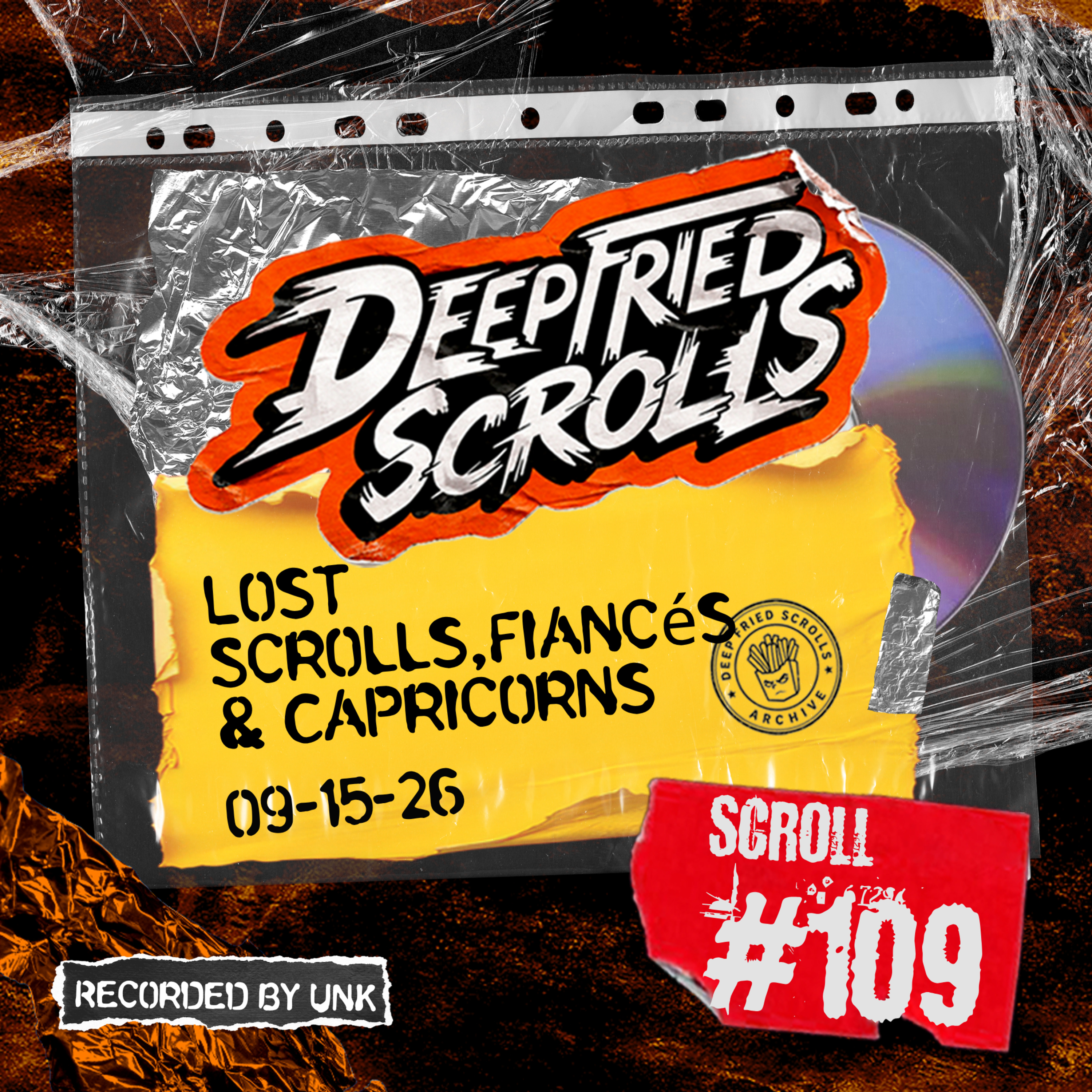 Scroll 109 — Lost Scrolls, Fiancés & Capricorns episode artwork