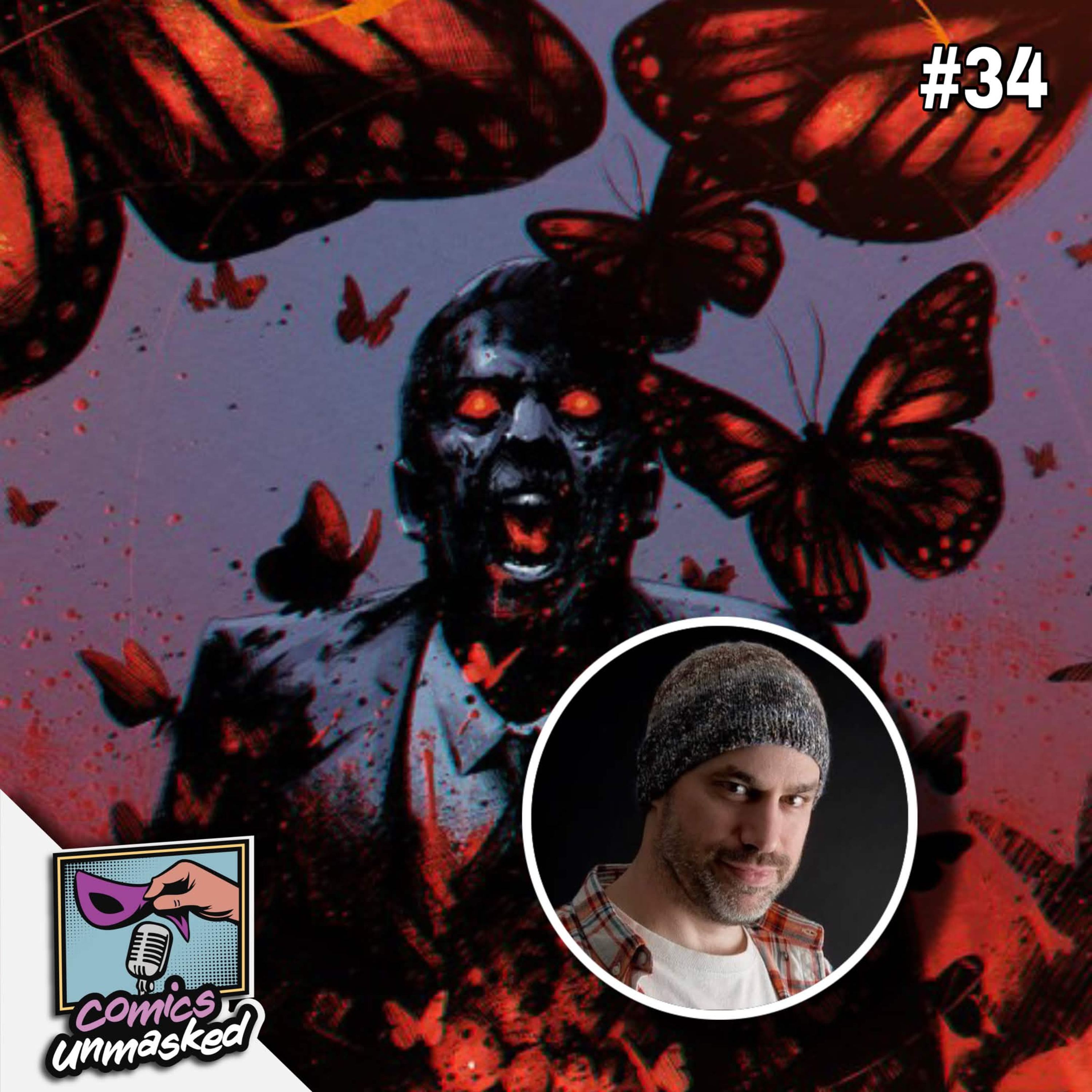 Issue #34: From Kaiju to Butterflies w/ Jeremy Robinson episode artwork