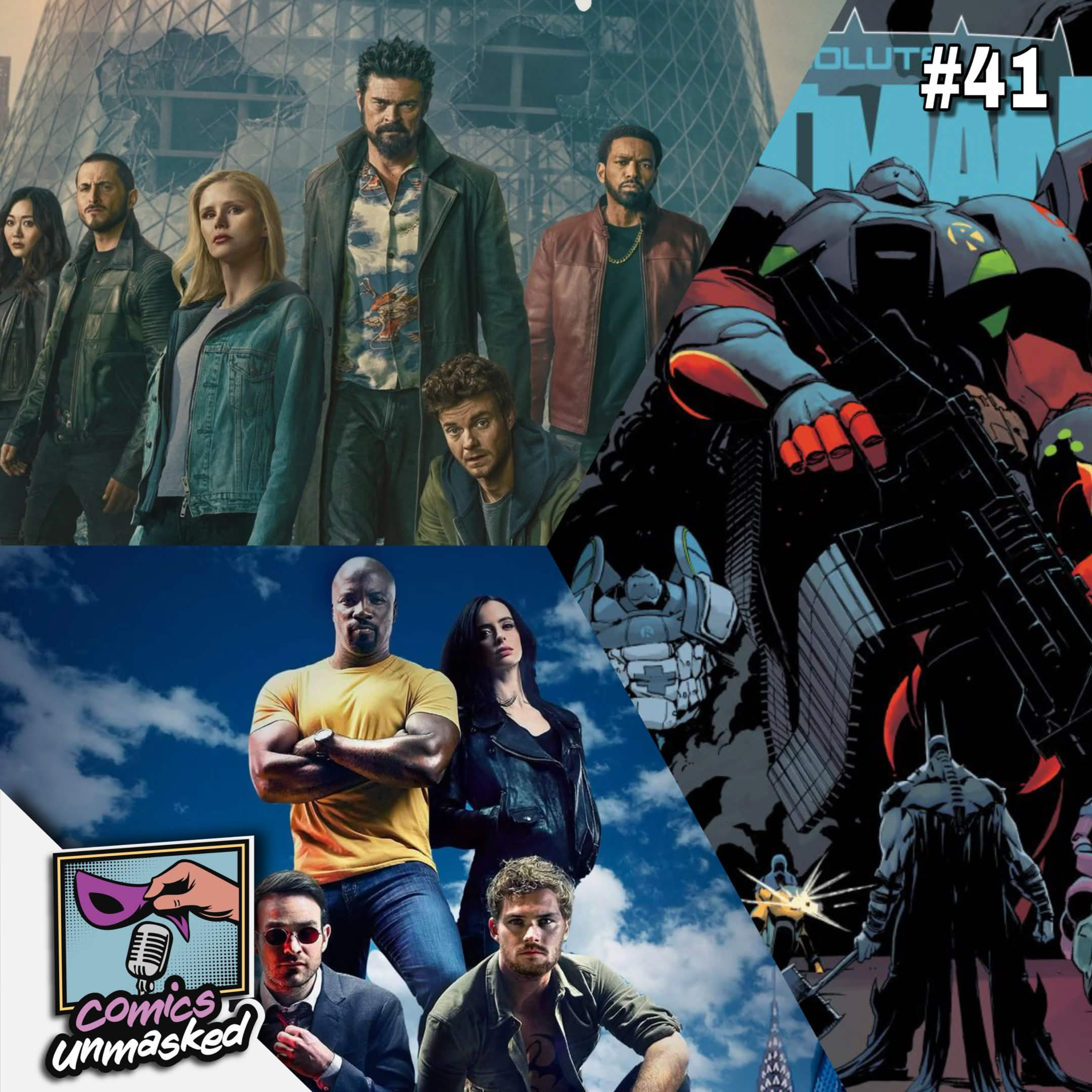 Issue #41: Blerds, Birds, Boys, and Heroes for Hire episode artwork