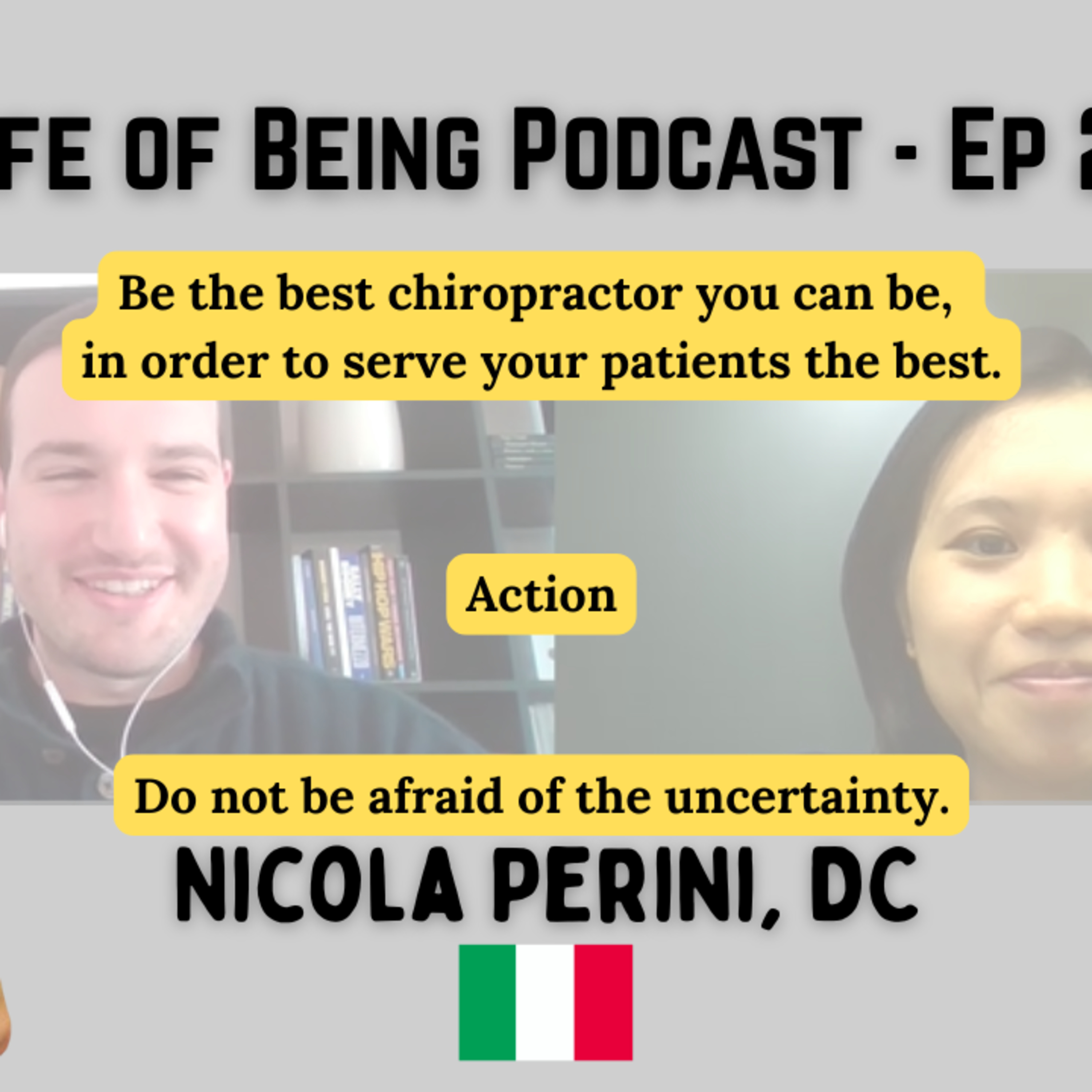 From Student to Doctor, Business & Communication - Nicola Perini D.C | LOBPod Ep. 26 episode artwork
