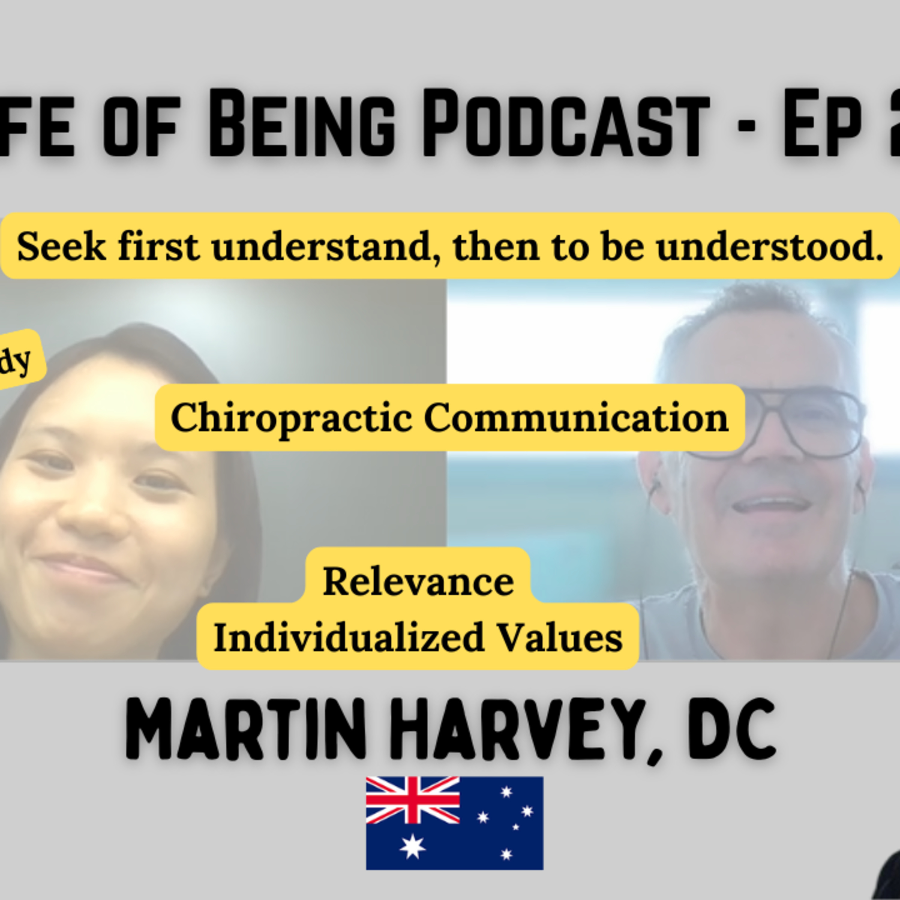 Chiropractic Communication, Relevance, One Body - Martin Harvey, D.C | LOBPod Ep. 28 episode artwork