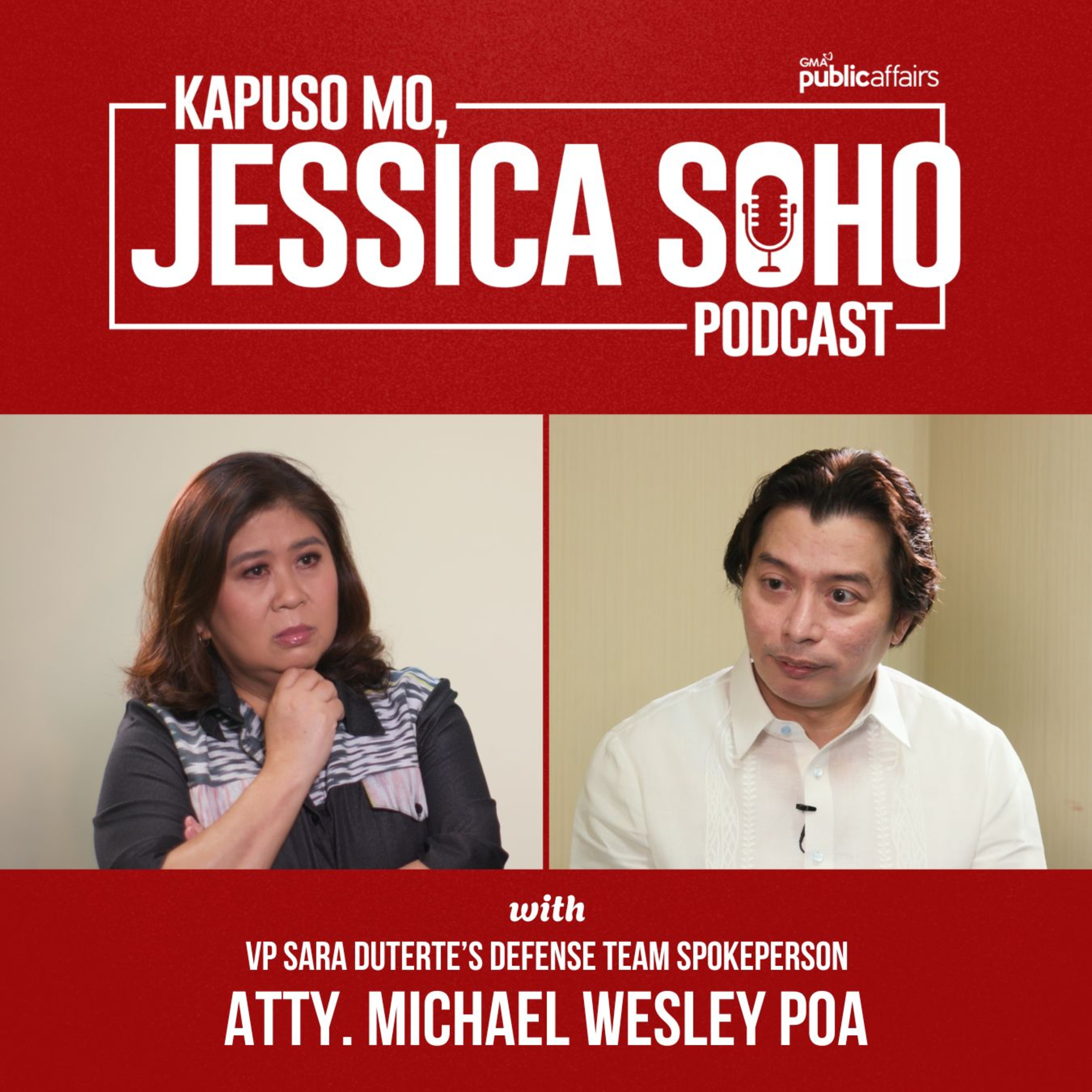 Atty. Michael Poa, ipinaliwanag ang panig ng kampo ni VP Sara | Kapuso Mo, Jessica Soho Podcast