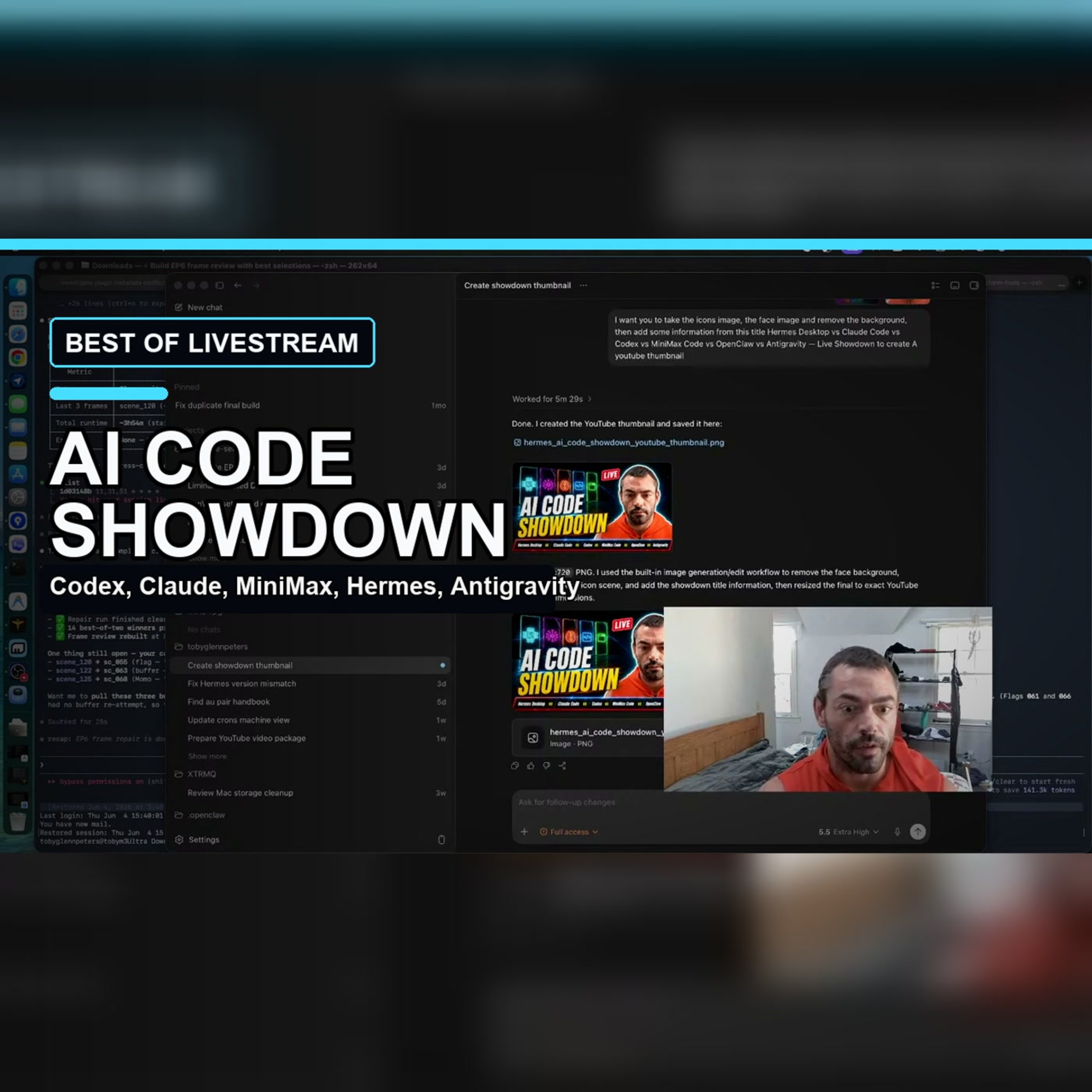 AI Coding Agents Compared: Codex, Claude, MiniMax, Hermes and Antigravity episode artwork