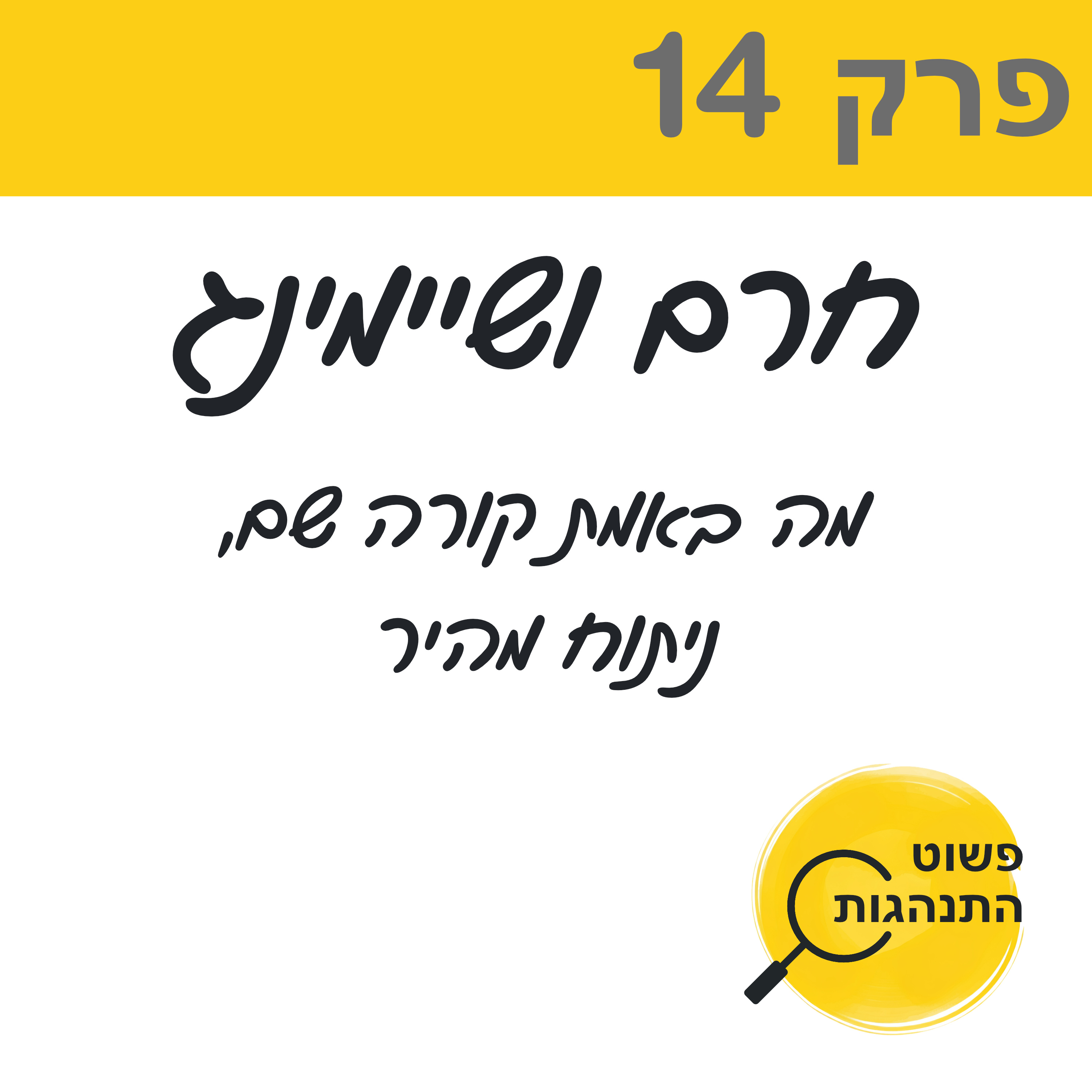 	 פרק 14. חרם ופגיעה חברתית – מה באמת קורה שם, ניתוח מהיר episode artwork