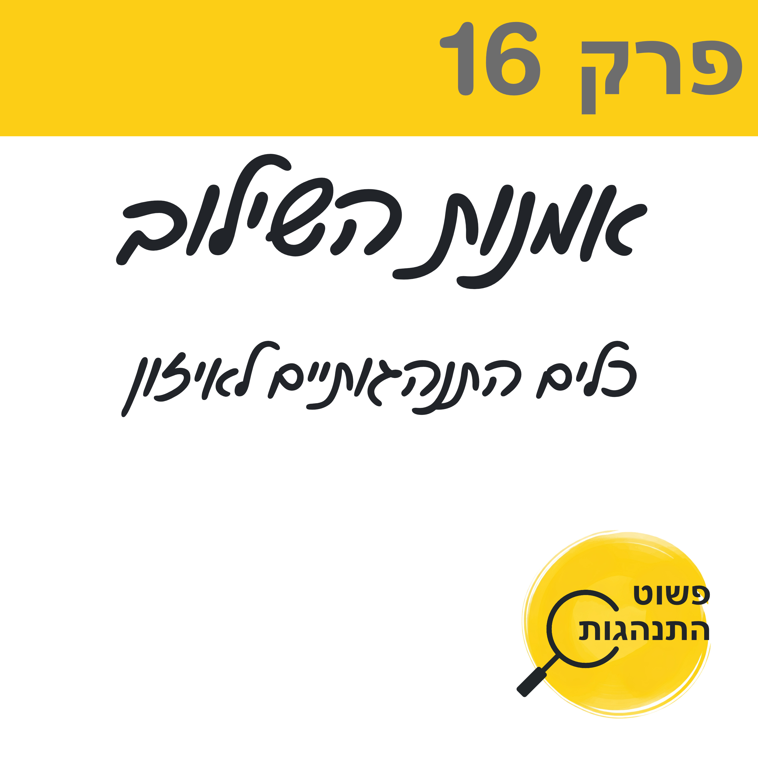 פרק 16   אמנות השילוב – כלים התנהגותיים לאיזון  episode artwork