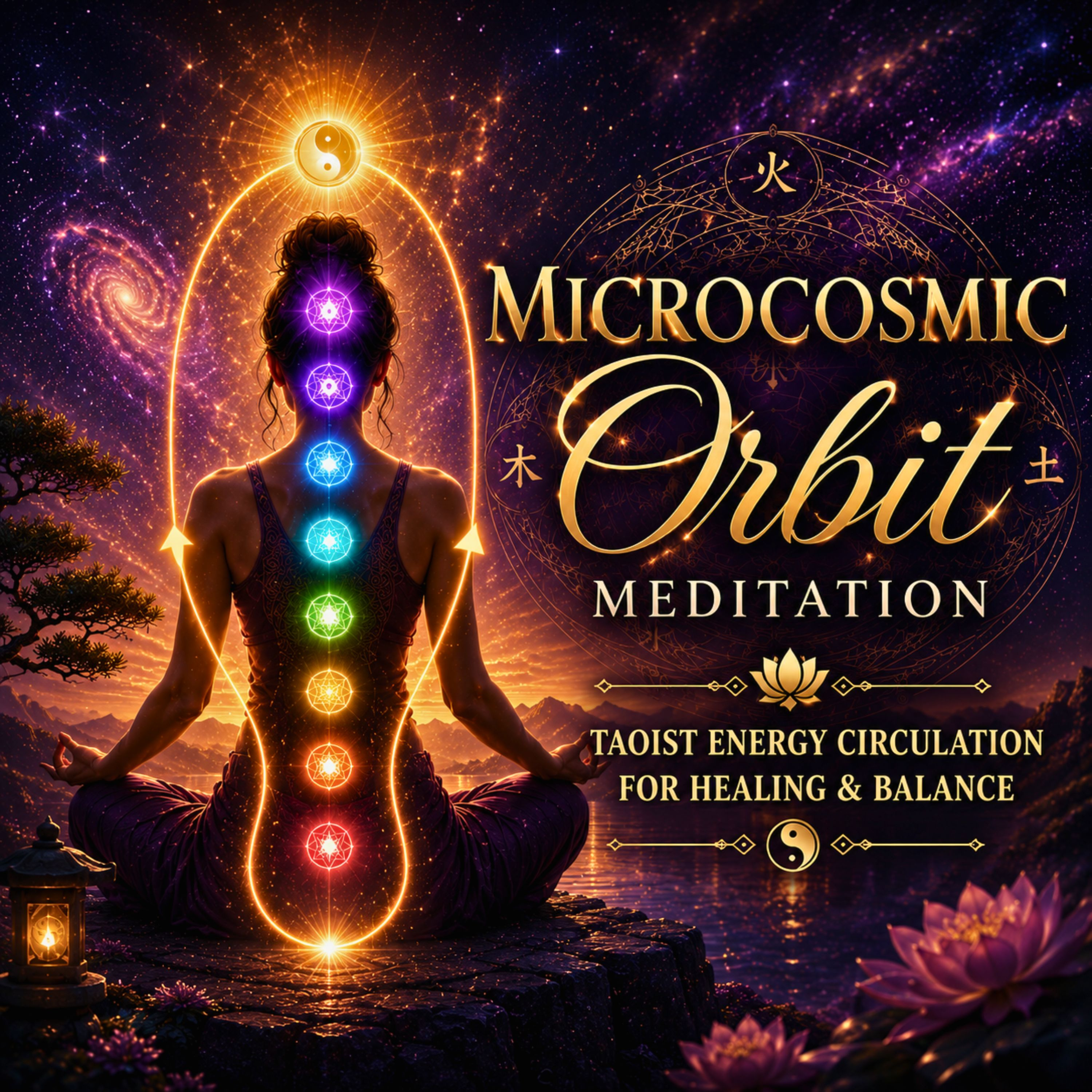 34. Microcosmic Orbit Meditation 🌙 Taoist Energy Circulation for Healing & Balance episode artwork