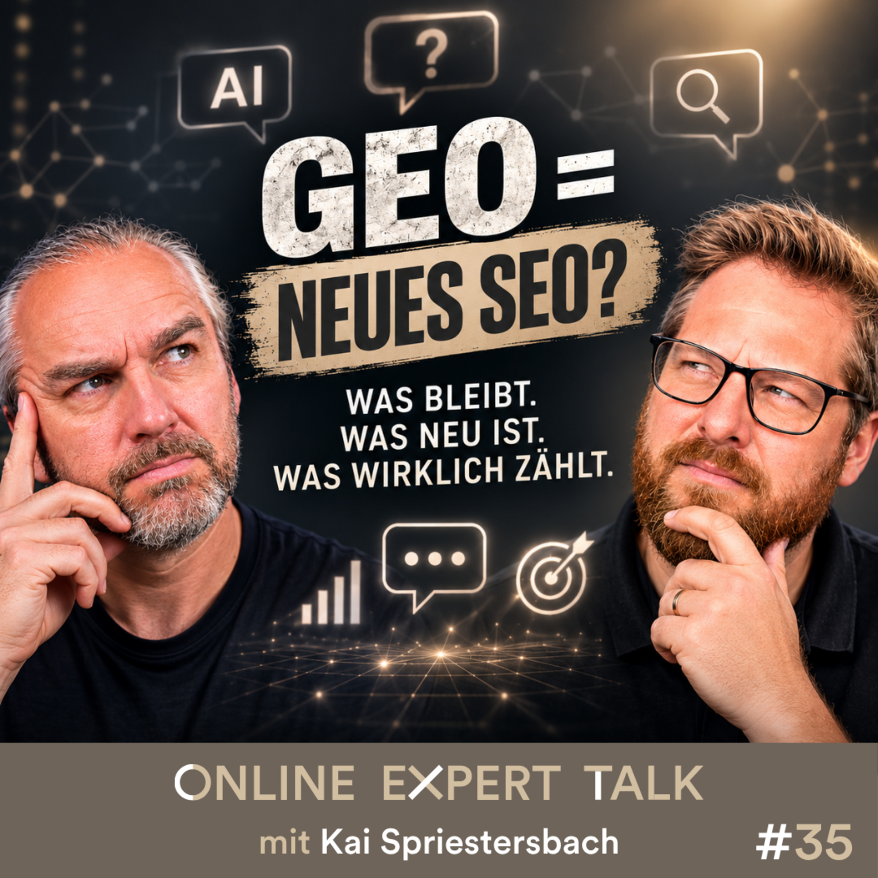 #35 GEO = neues SEO? Kai Spriestersbach im Interview episode artwork
