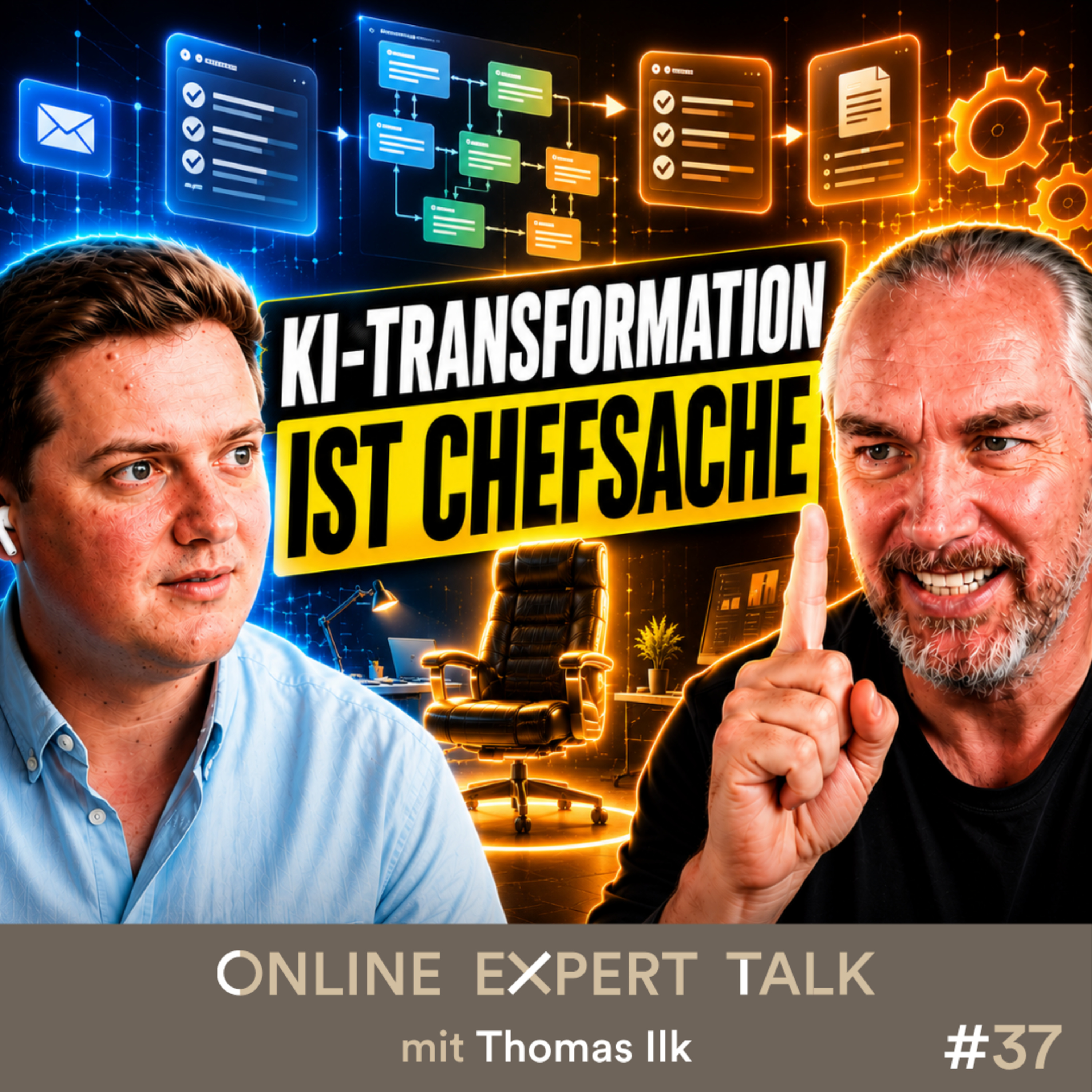 #37 KI-Transformation ist Chefsache - Thomas Ilk im Interview episode artwork