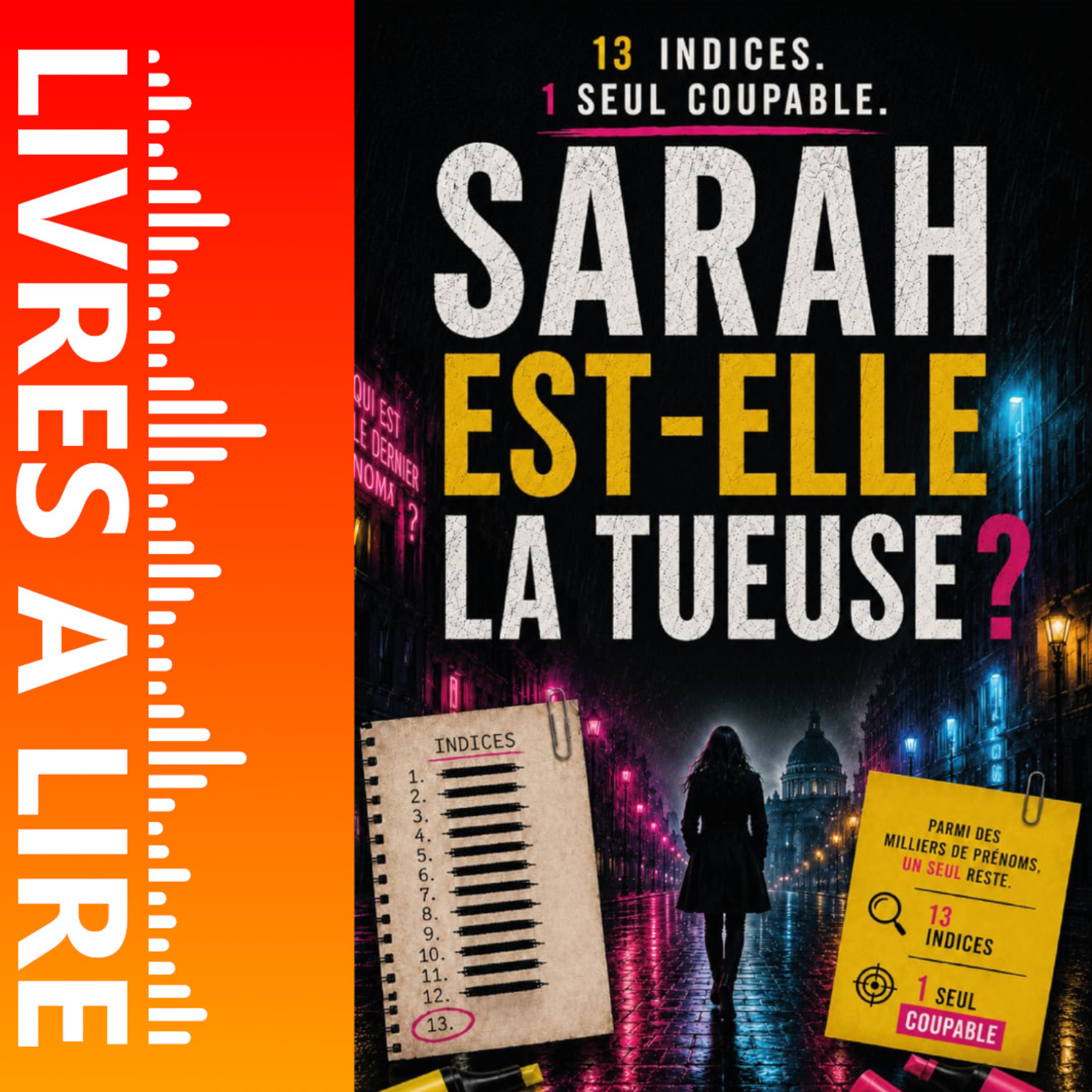 Sarah est-elle la tueuse ? de Nora Vell - Livre Audio Gratuit 30 jours episode artwork