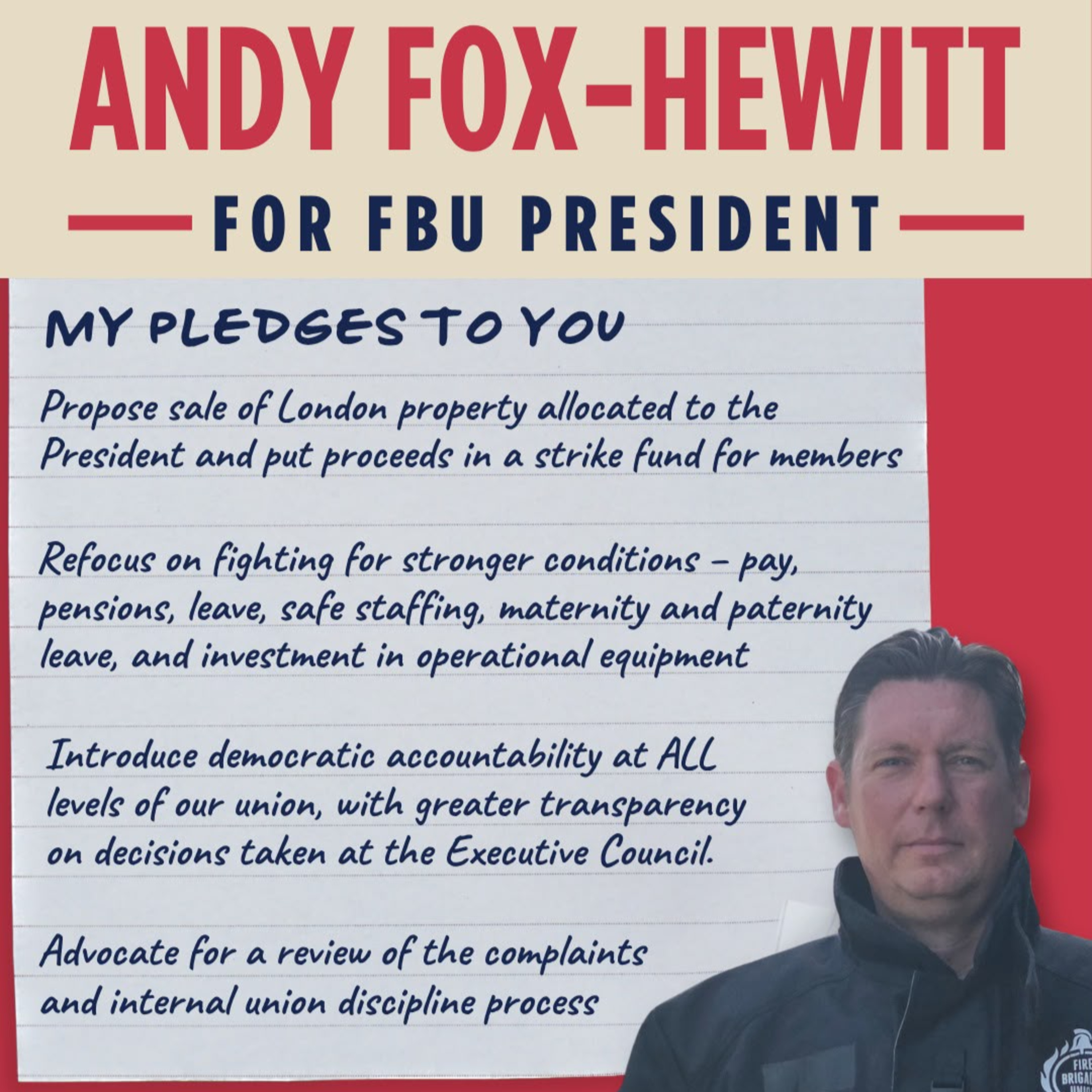 Ep9 Andrew Fox-Hewitt for FBU President episode artwork