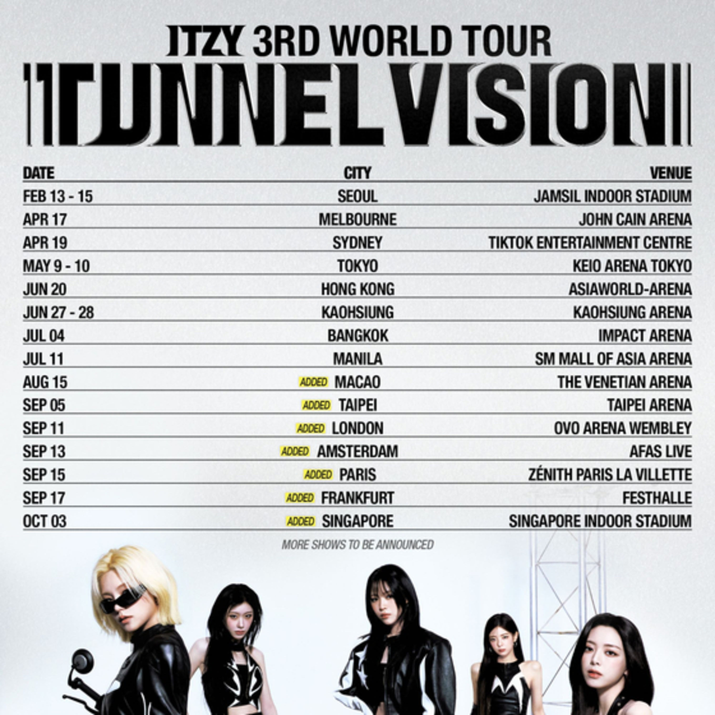 ITZY takes tour to Europe