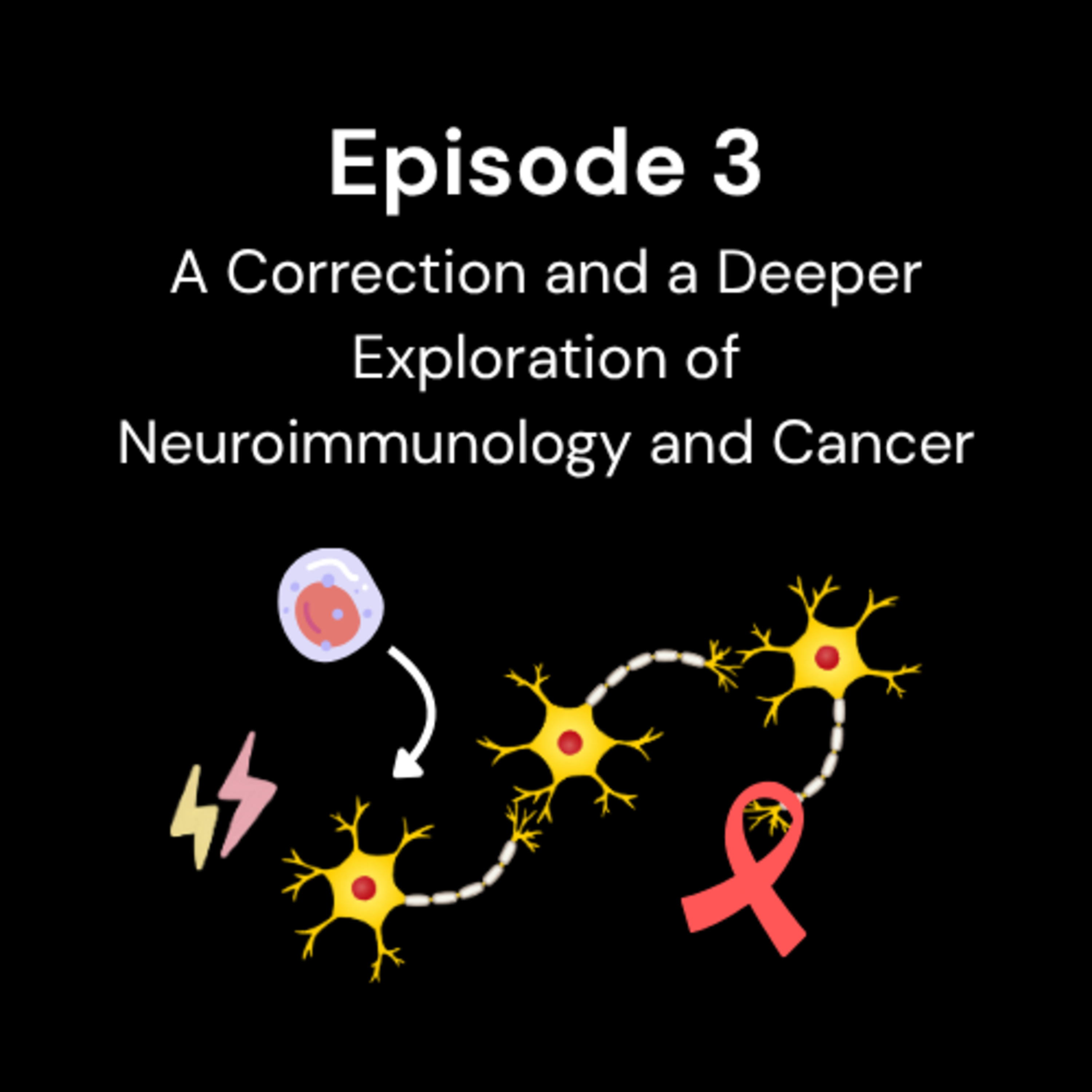 Episode 3 – A Correction and a Deeper Exploration of Neuroimmunology and Cancer episode artwork