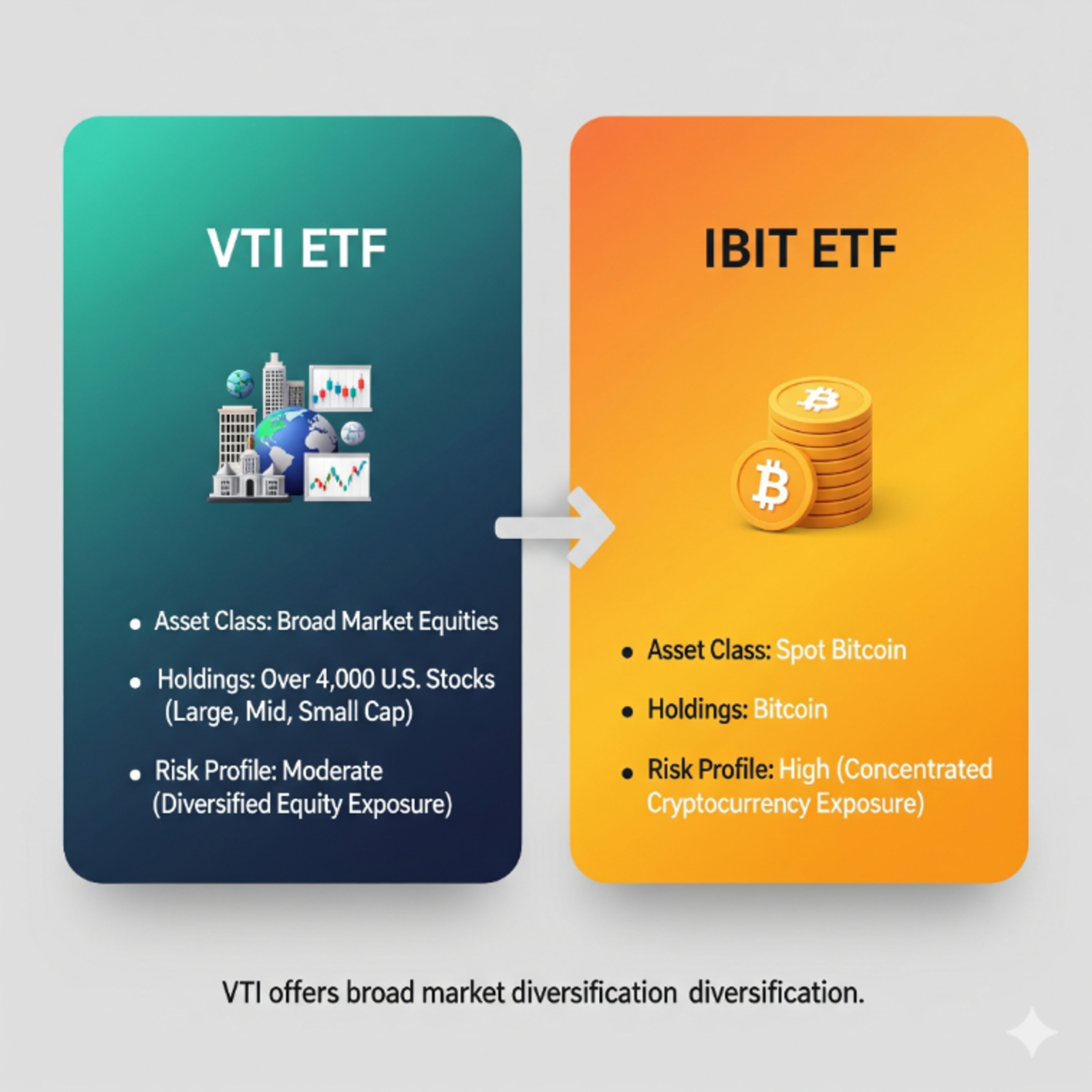 VTI vs IBIT