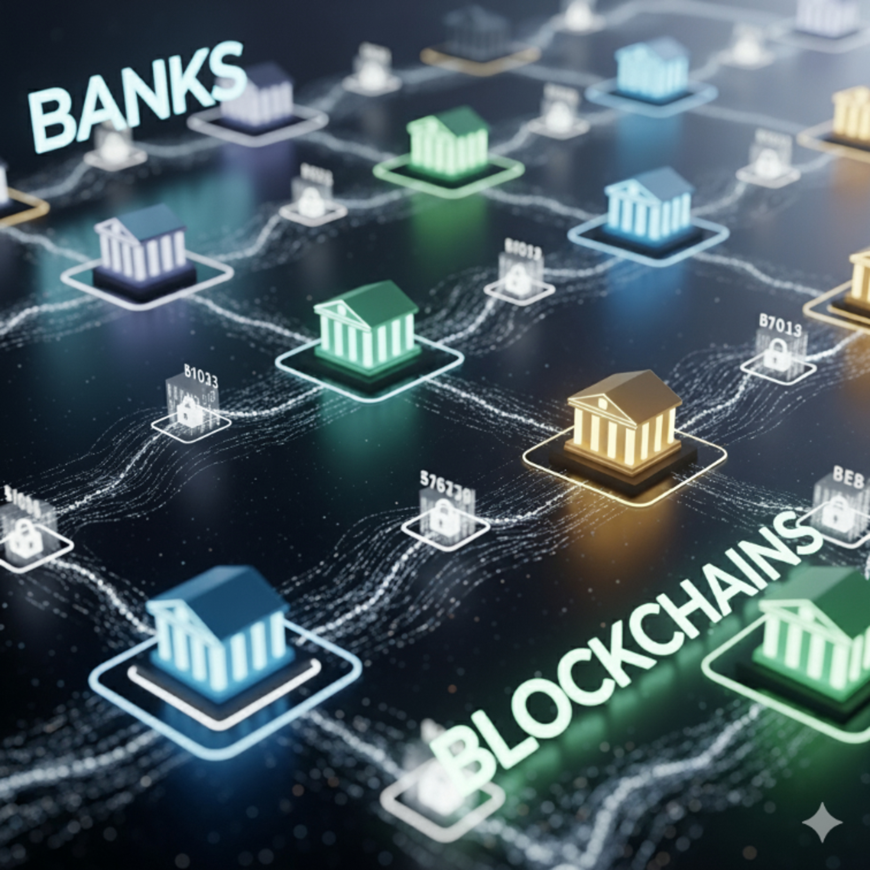 banks on blockchains