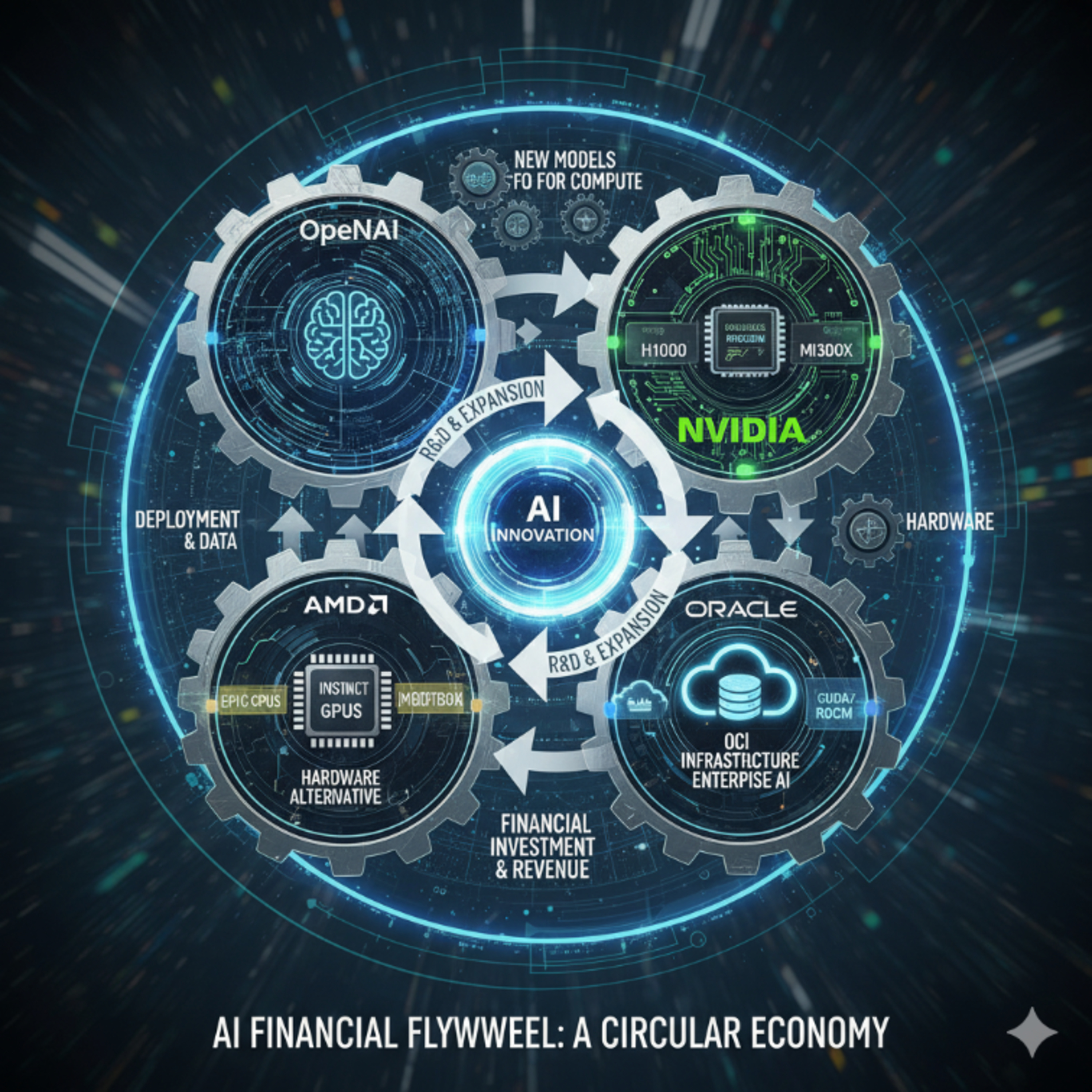 AI flywheel or Financial Engineering ? - openAI, nVidia , Oracle and AMD