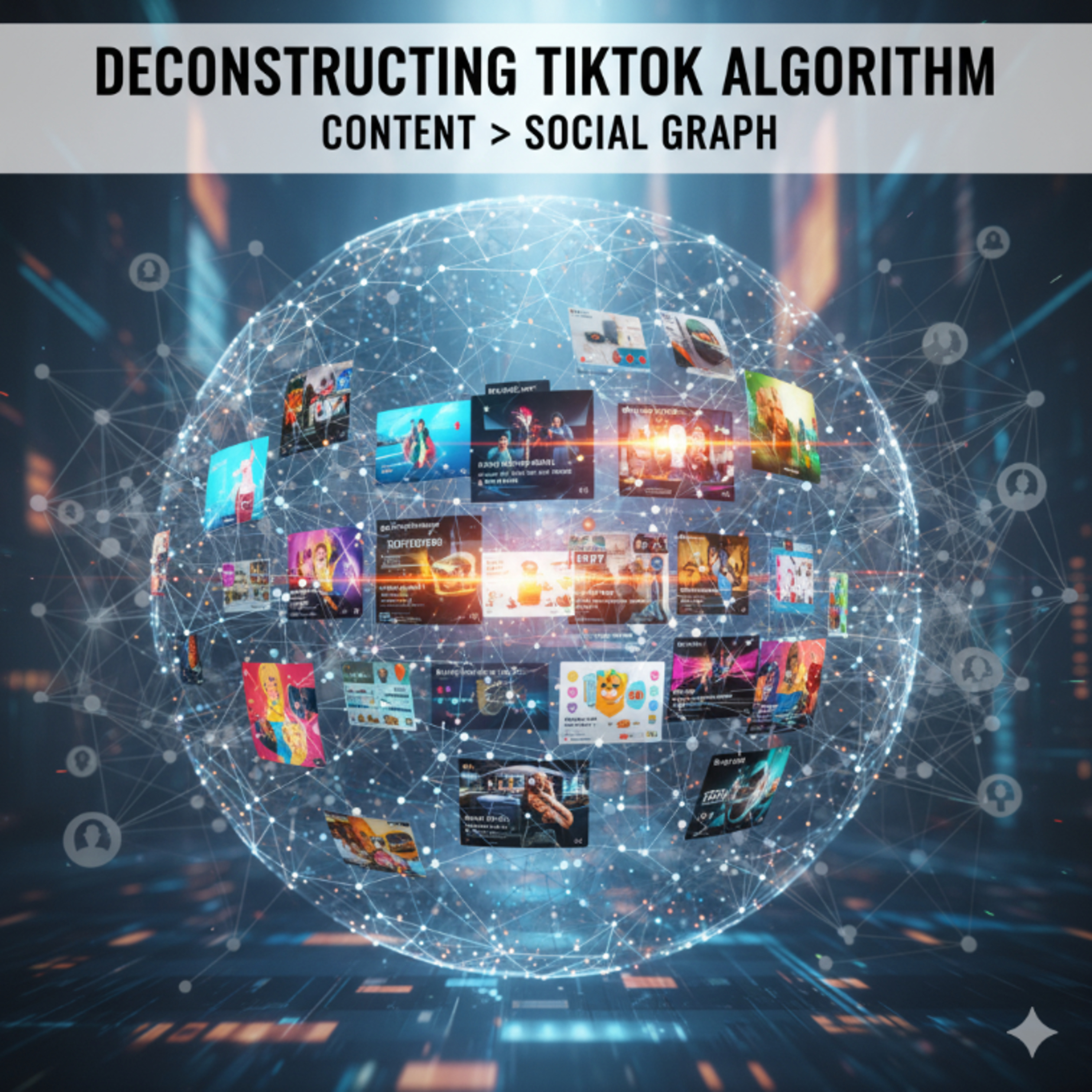 TikTok : content is more important than the number of people following you aka social graph