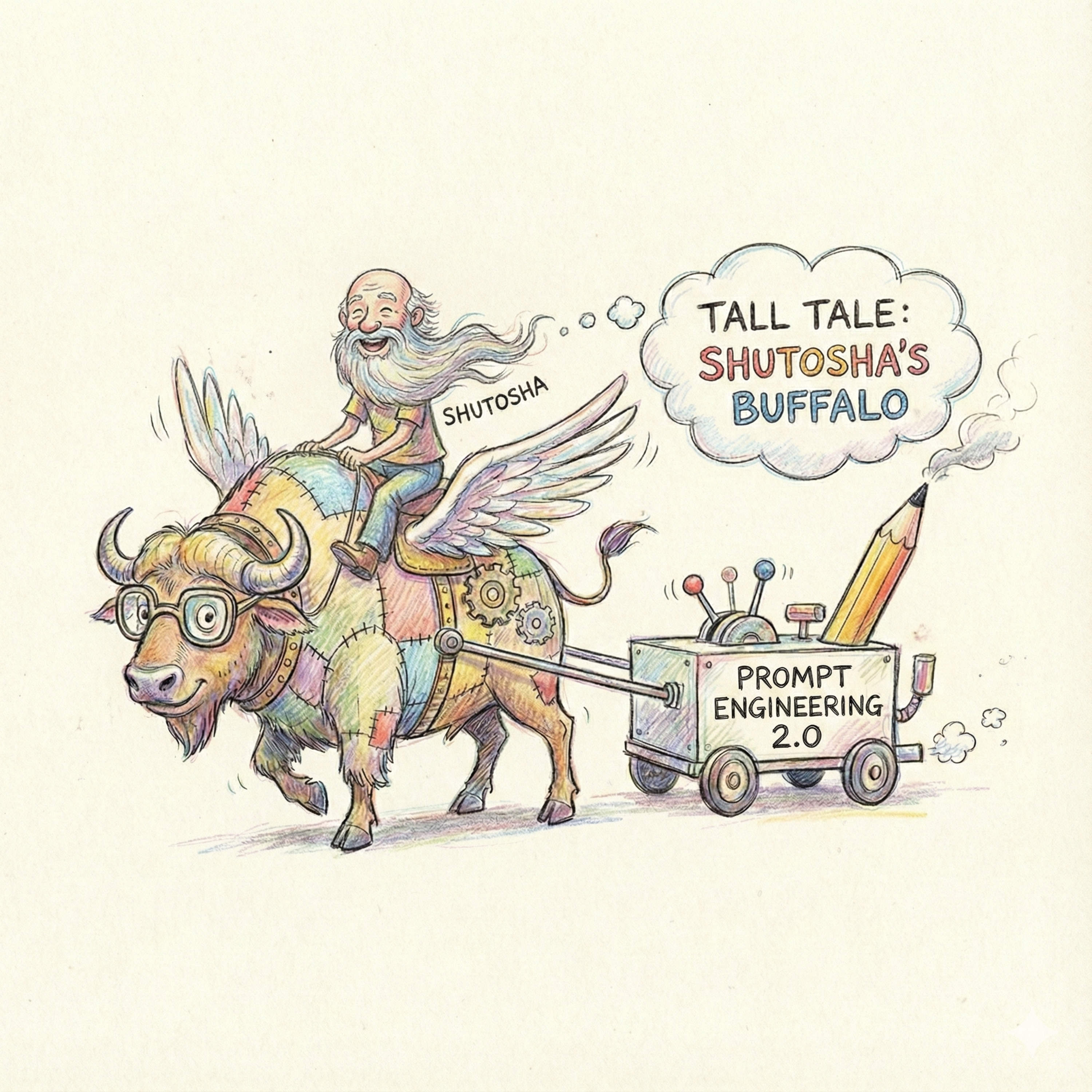 Prompt Engineering 2.0 explained through a Tall Tale