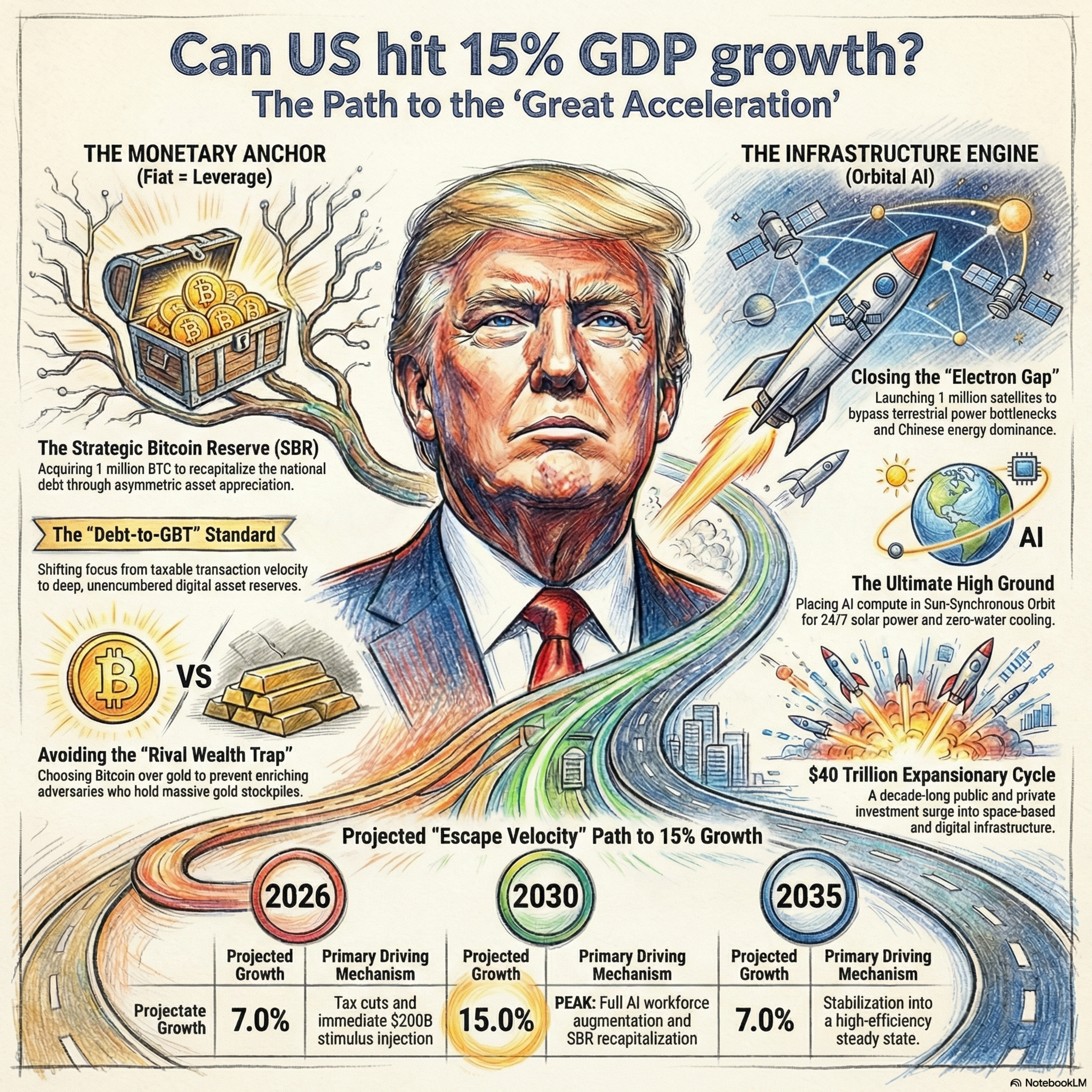 Can US hit 15 % GDP growth ?