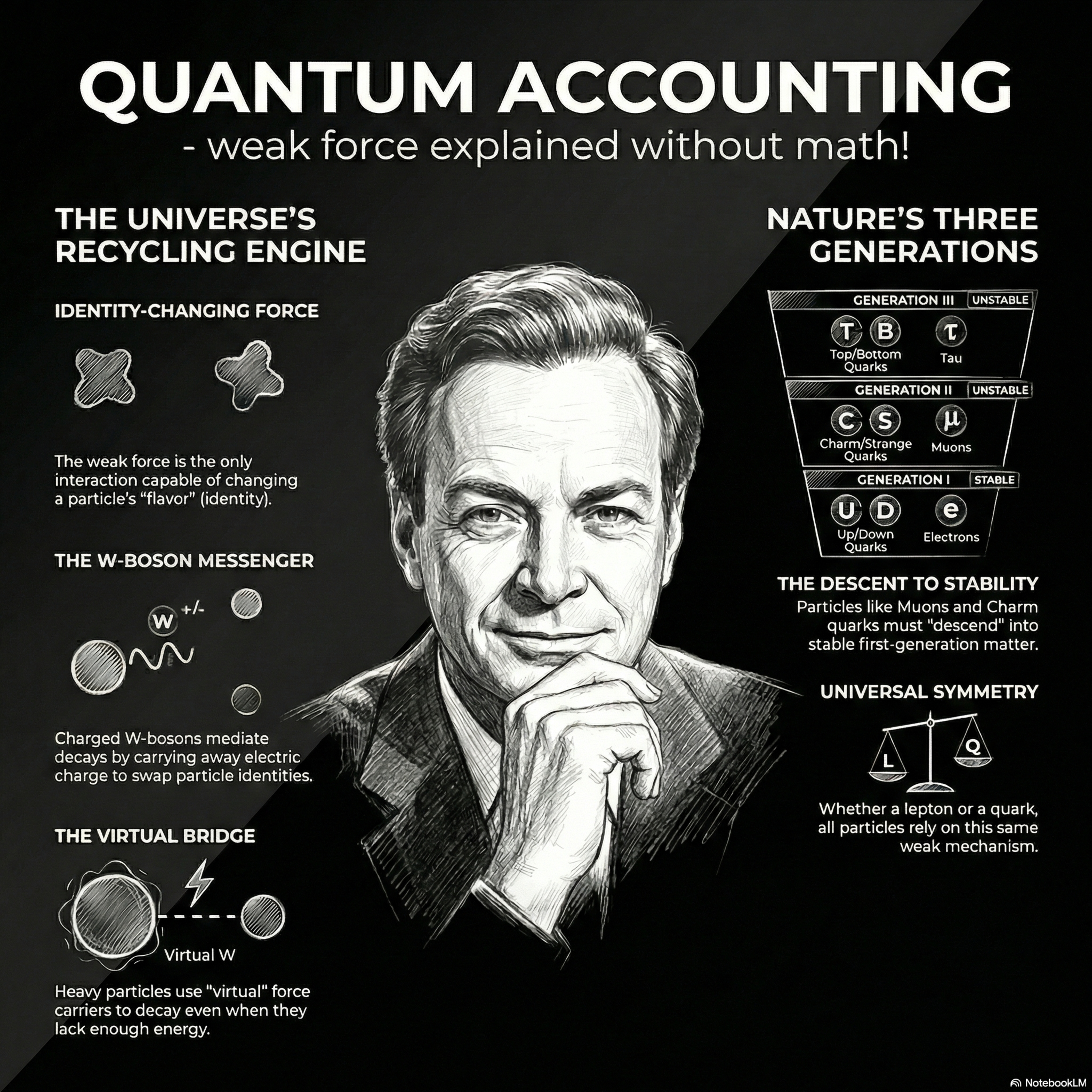 Universal Accounting #ParticlePhysics #StandardModel  #WeakInteraction #QuantumMechanics
