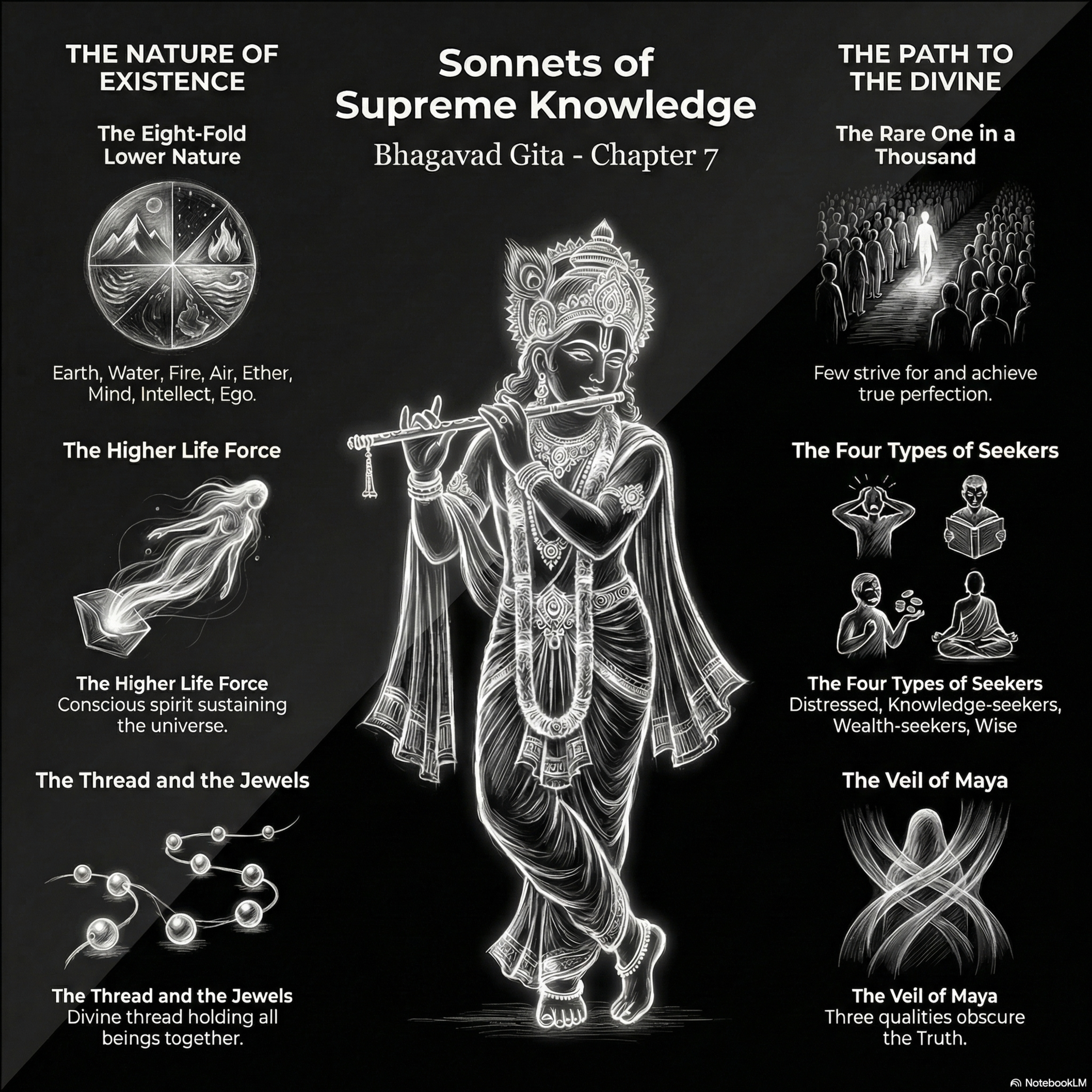 The Sonnets of Supreme Knowledge: #Gita Chapter Seven - Vedic cosmology and #quantum physics’ #Eightfold Way