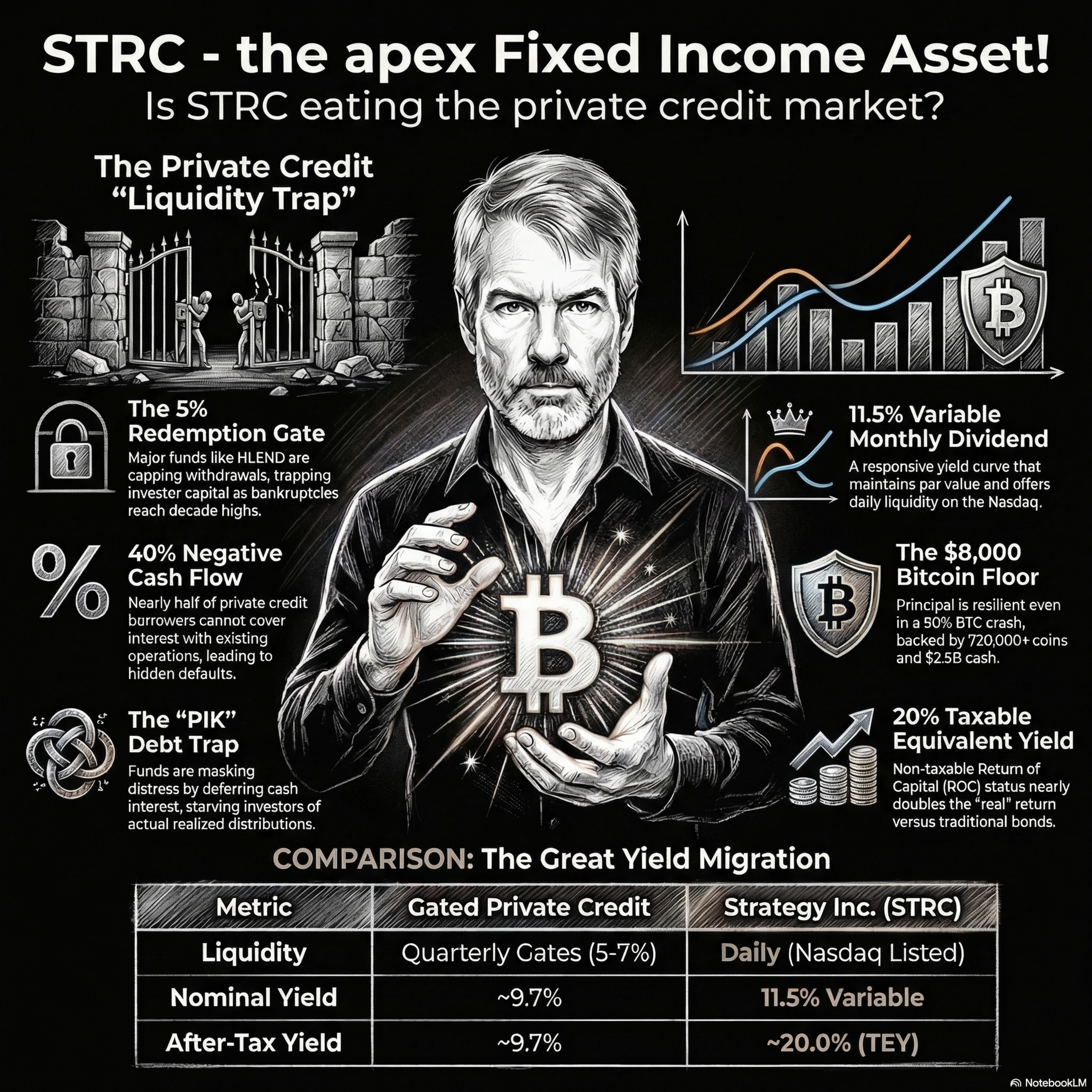 Is #STRC eating the #privateEquity market ?