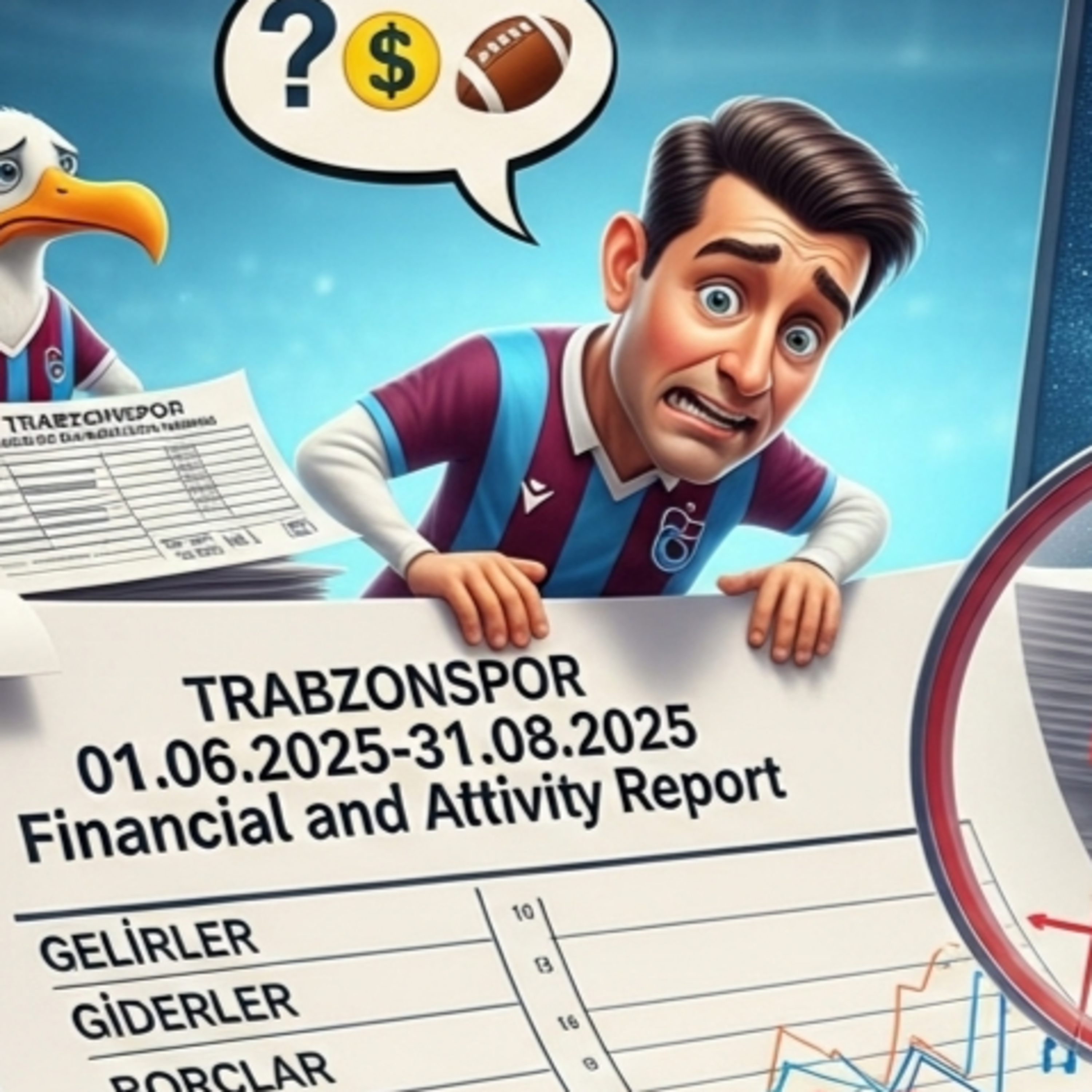 Trabzonspor 01.06.2025-31.08.2025 Dönemi Finansal ve Faaliyet Raporu Analizi #TSPOR episode artwork