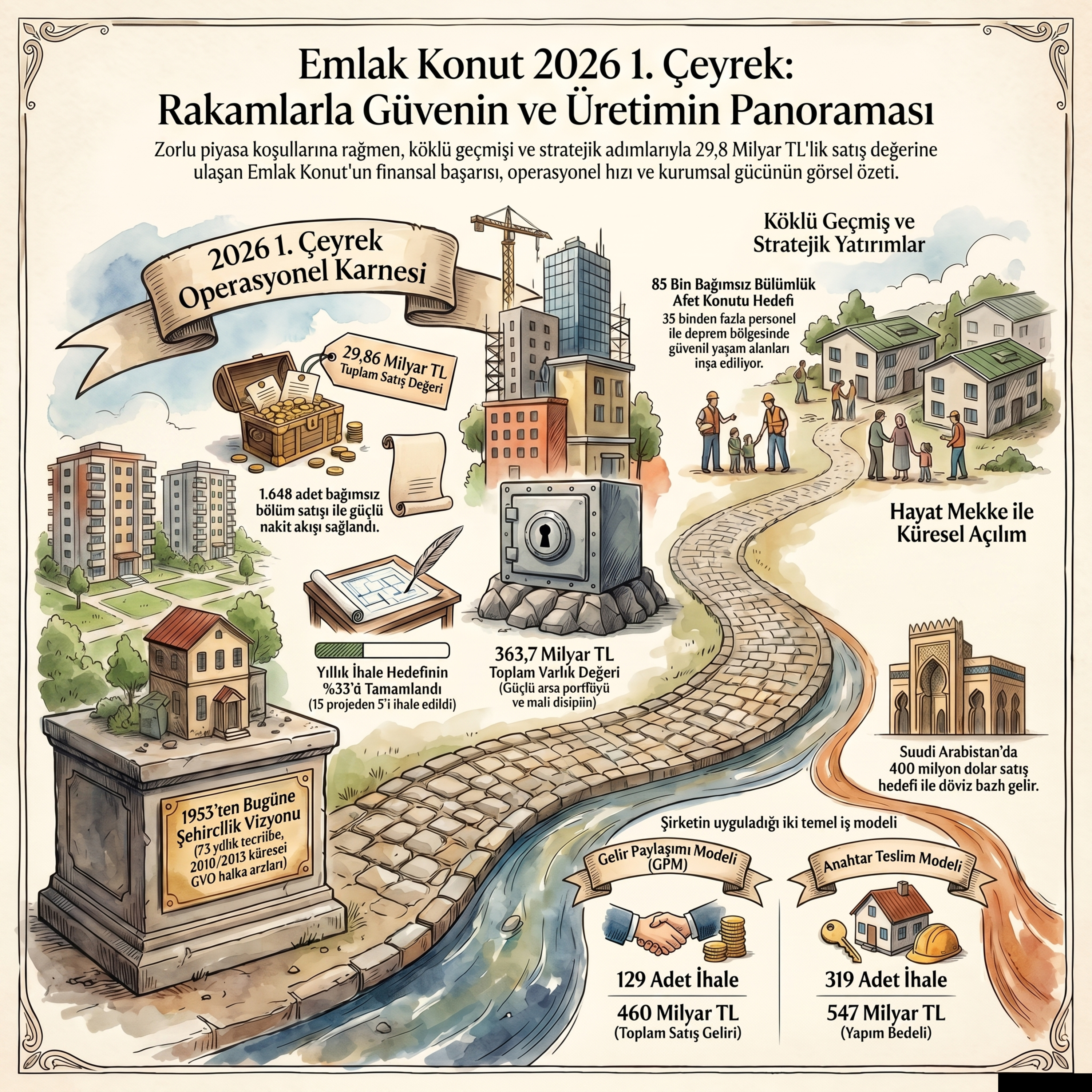 🔵 EKGYO 2026-03 Faaliyet Raporu Analizi | Emlak Konut Gayrimenkul Yatırım Ortaklığı A.Ş. (Yarı fiyatına satılan dev Emlak Konut) episode artwork