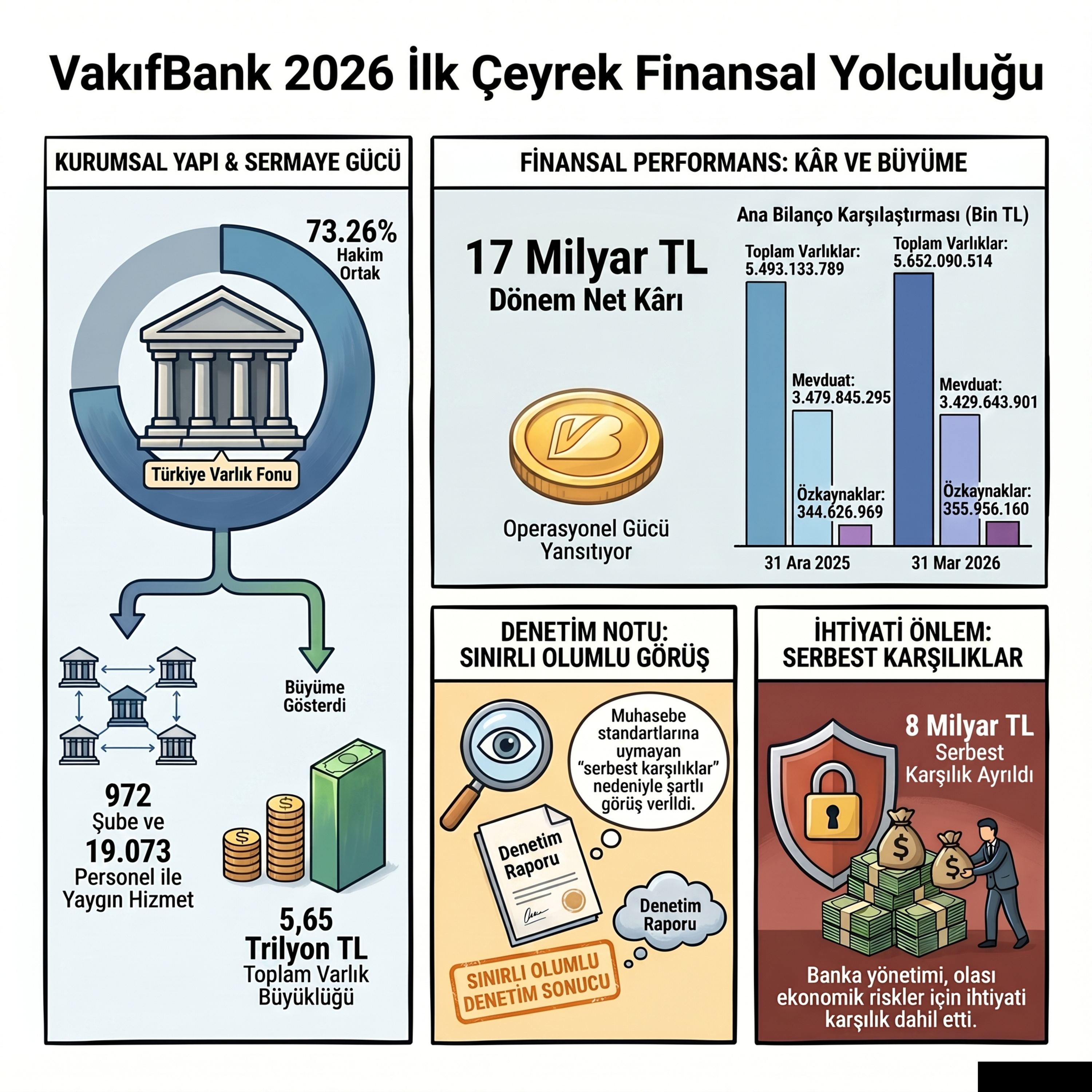 🔴 VAKBN 2026-03 Bilanço Analizi | Türkiye Vakıflar Bankası T.A.O. (Emlak Konut kâr rekoruna rağmen nakit yakıyor) episode artwork