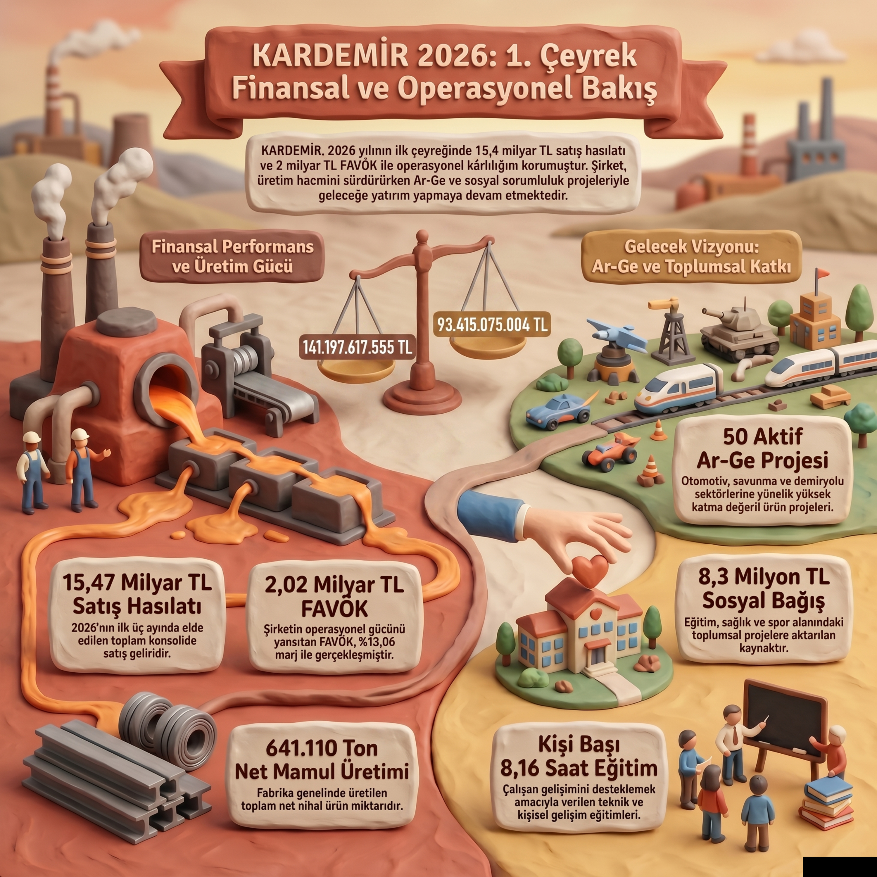 🔵 KRDMD 2026-03 Faaliyet Raporu Analizi | Kardemir Karabük Demir Çelik Sanayi ve Ticaret A.Ş. (Satışları çakılırken karı patlayan dev Kardemir) episode artwork
