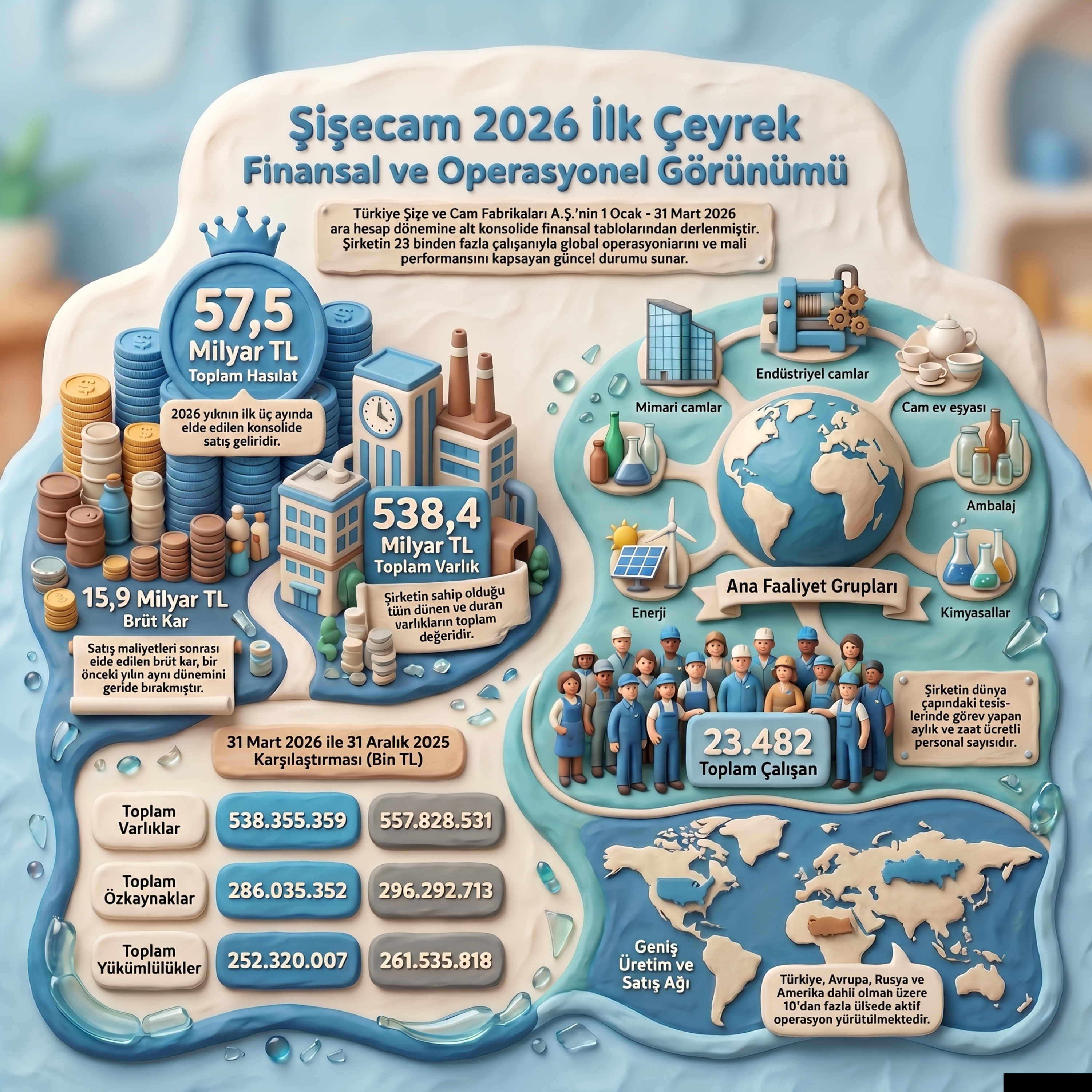 🔴 SISE 2026-03 Bilanço Analizi | Türkiye Şişe ve Cam Fabrikaları A.Ş. (Şişecam Satışları Düşerken Kârını Nasıl Artırdı) episode artwork