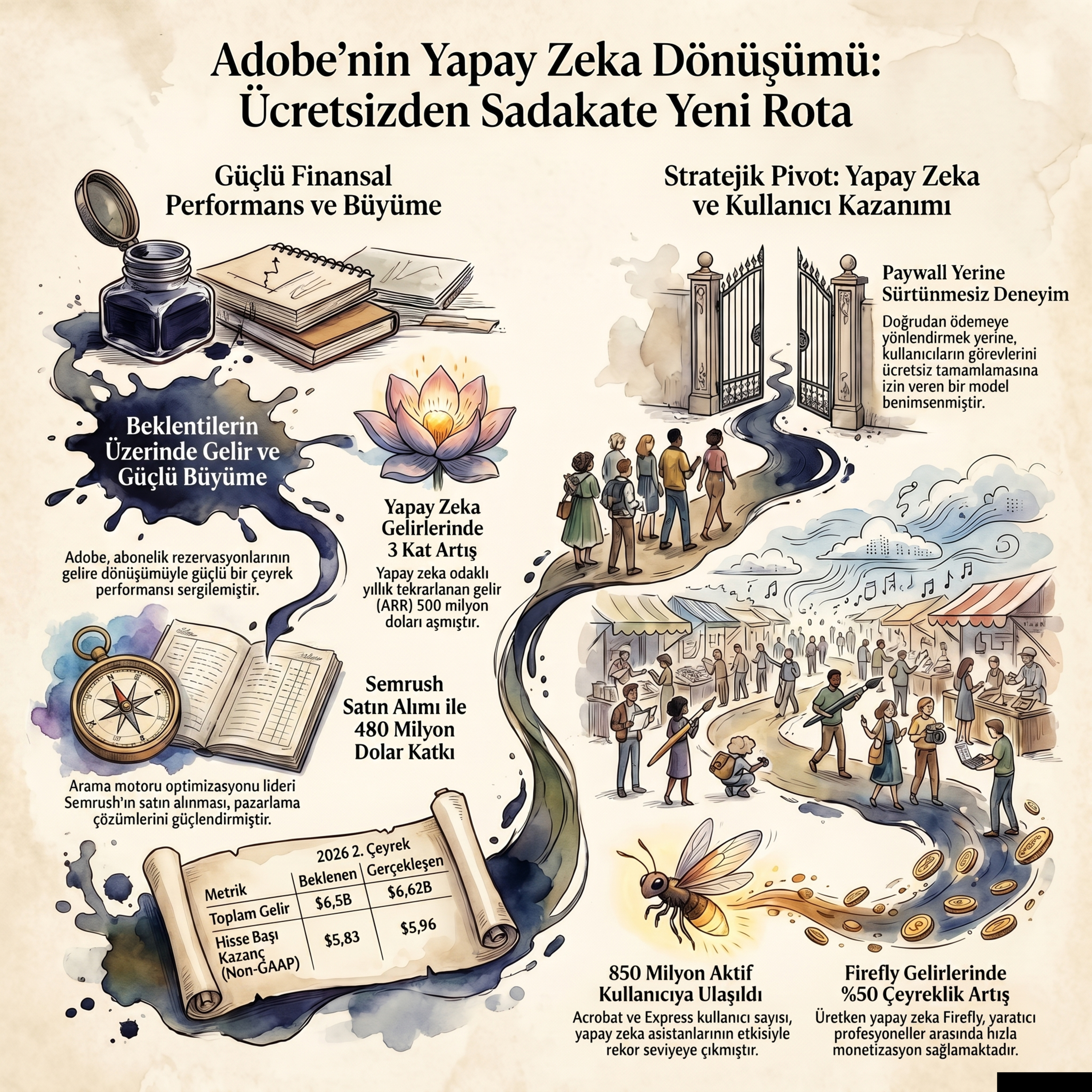Adobe 2026 Q2 Finansal Analizi: Yapay Zeka ve Semrush Dönemi Başlıyor episode artwork
